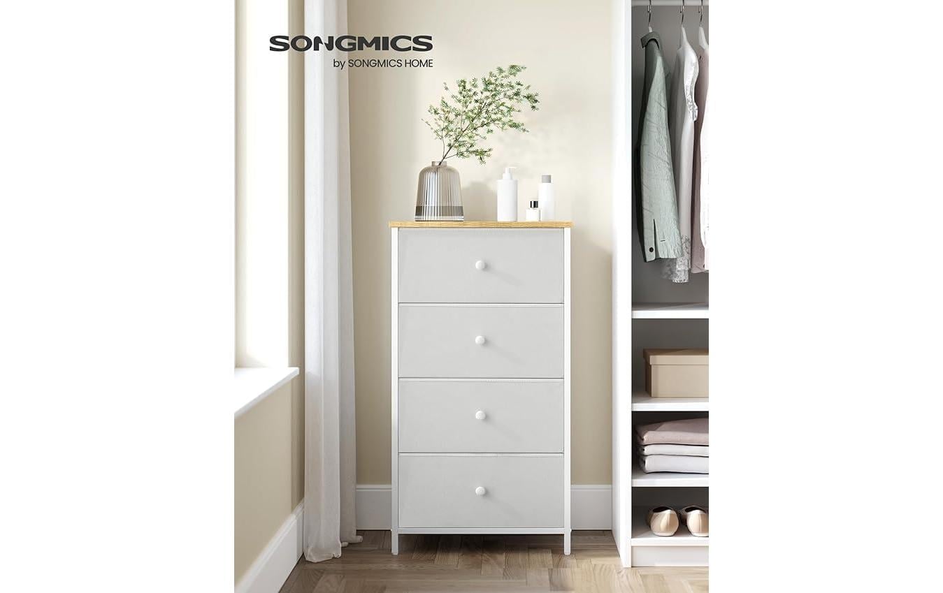 SONGMICS Commode »mit vier Schubladen 30 x 91.7 cm«
