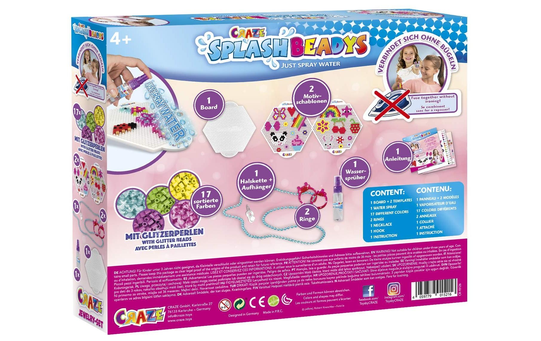 CRAZE Kreativset »Beadys Playset Jewelry Mehrfarbig«