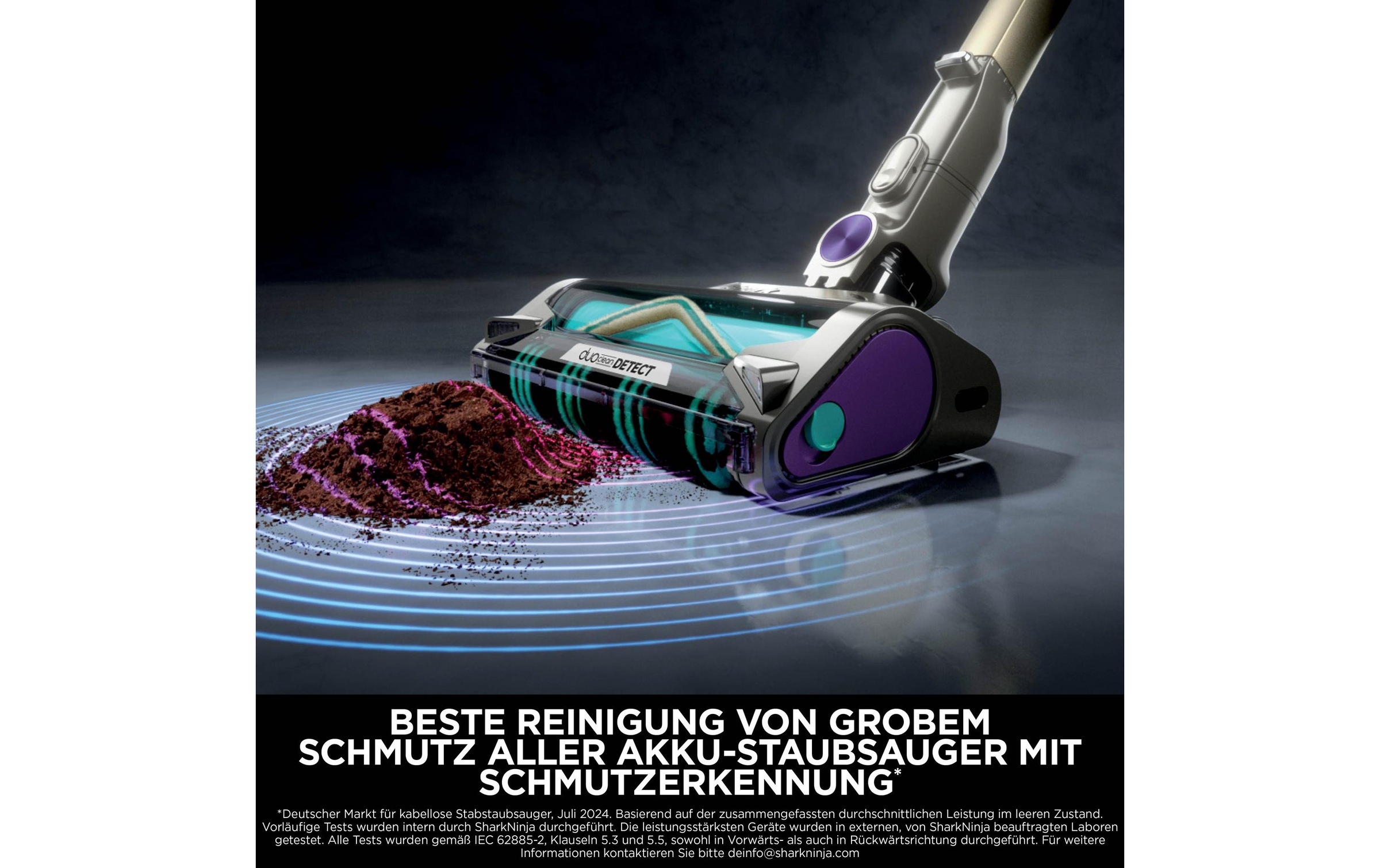 Shark Aspirateur à manche sans fil »Shark PowerDetect Clean & Empty IP3251EUT« Akku-Staubsauger für Tierhaare, automatische Entleerungsstation