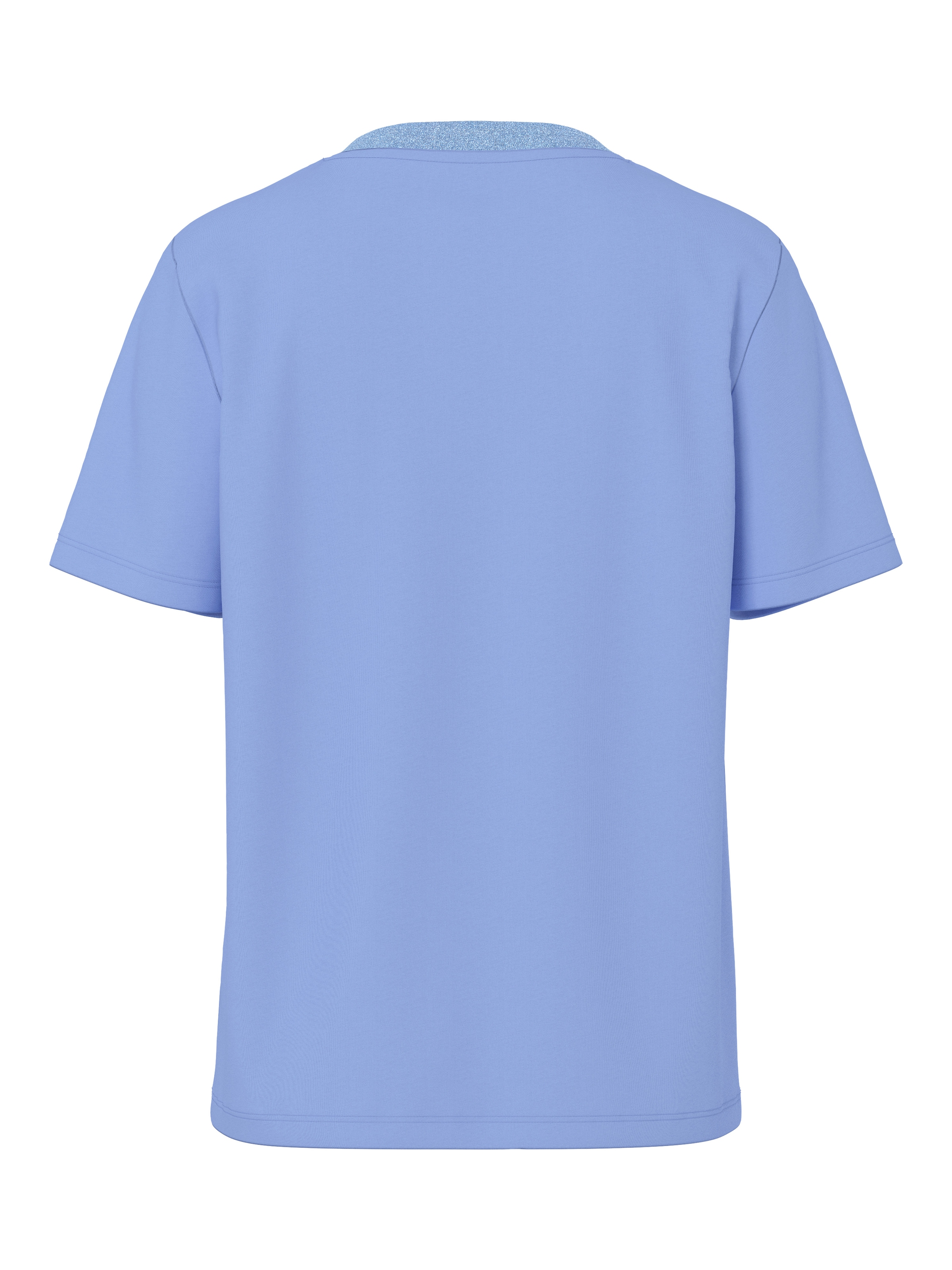 pieces T-shirt à manches courtes »PCRIA SS LUREX NECK TEE JRS NOOS BC« avec détail pailleté