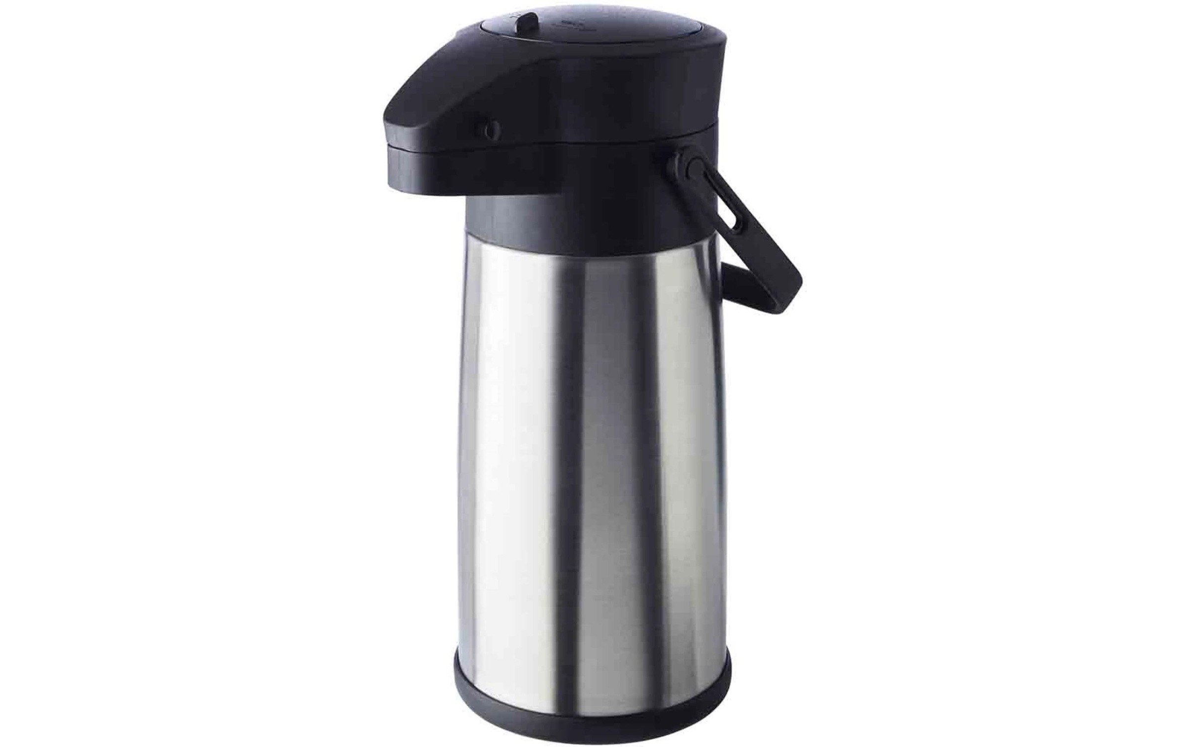 Image of APS Isolierkanne "Budget" 2,2 l Dreh-Pumpknopf, für bis zu 17 Tassen Kaffee, doppelwandige Isolierung