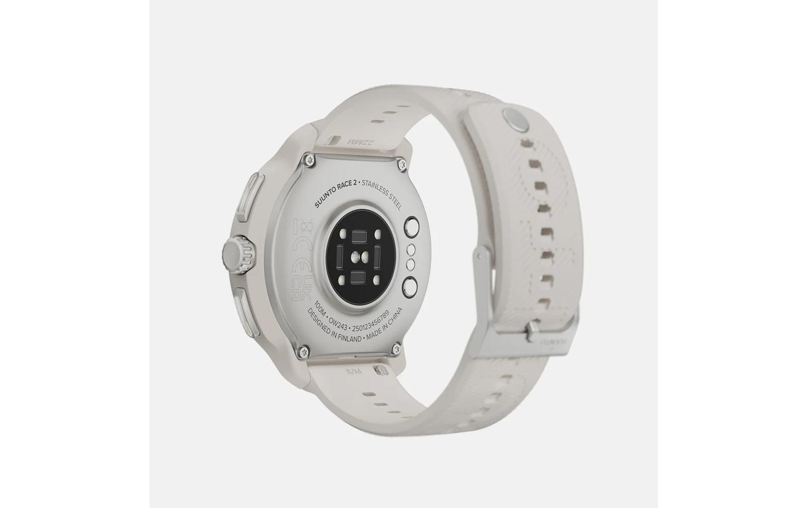 Suunto Montre de fitness »Race 2 1,5 Zoll, Feather Gray«(/ 1,5 ″)