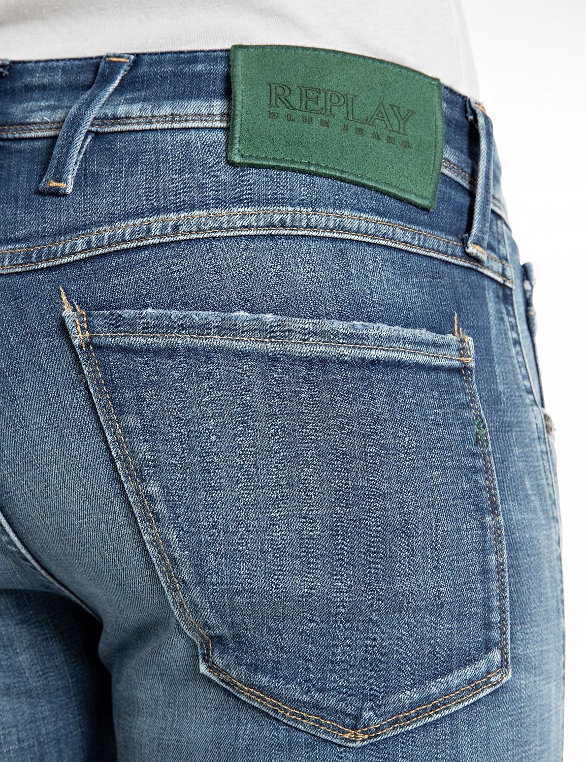 Replay Slim-fit-Jeans »ANBASS«, mit Washed-Optik