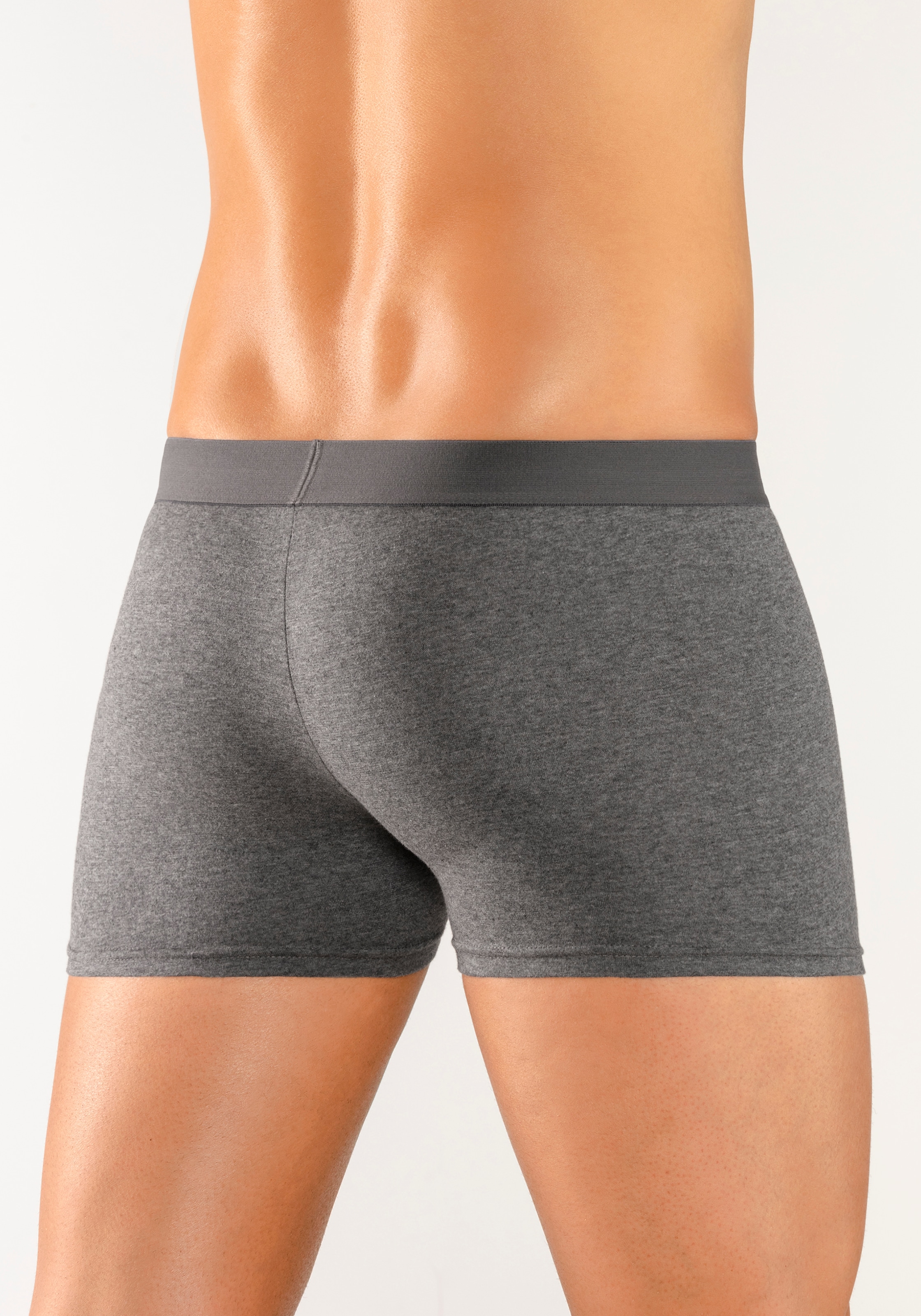 H.I.S Boxer »Boxershorts für Herren« Packung, 5 Stk. Logo Webbund mit 3D Effekt