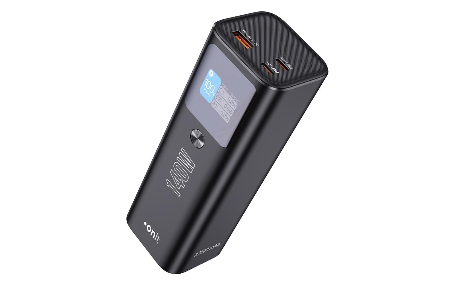 onit Banque d'énergie »Pro Block 27600 mAh PD« 27.600 mAh powerbank puissante au design compact avec trois ports de charge