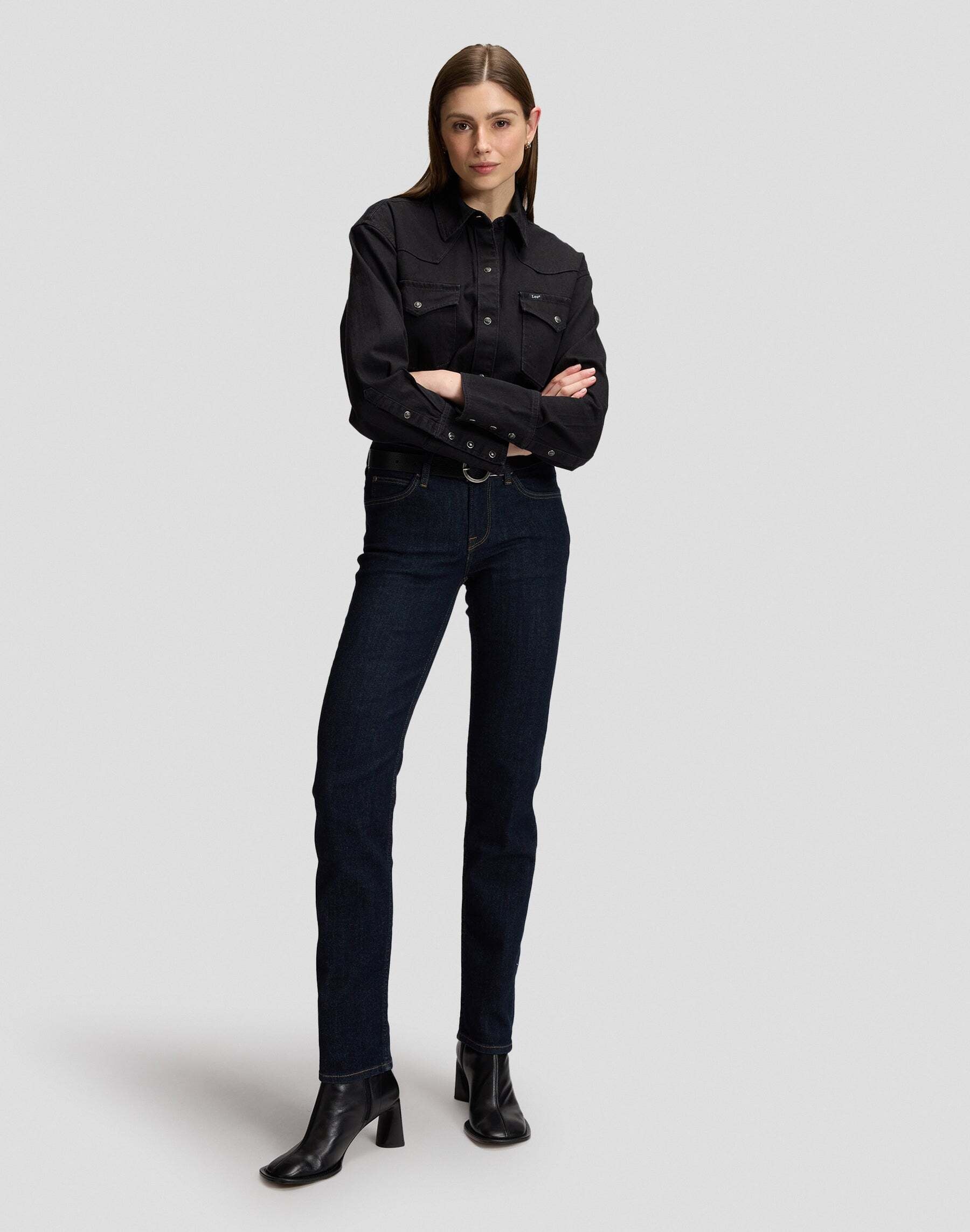 Lee® Jeansbluse »Lee Jeanshemd Essential Western«