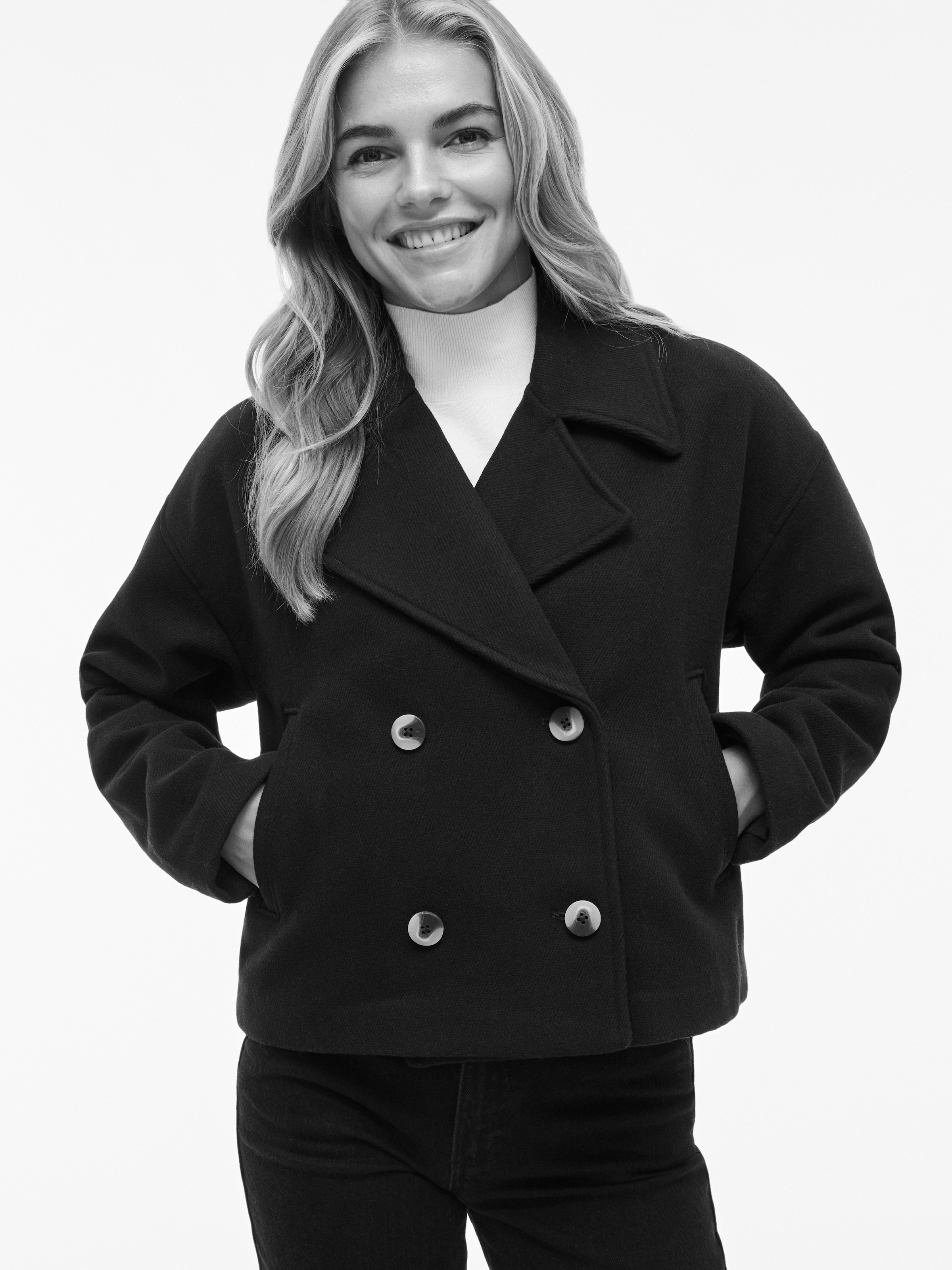 Vila Veste courte »VIKAMINA L/S V-NECK JACKET - NOOS«