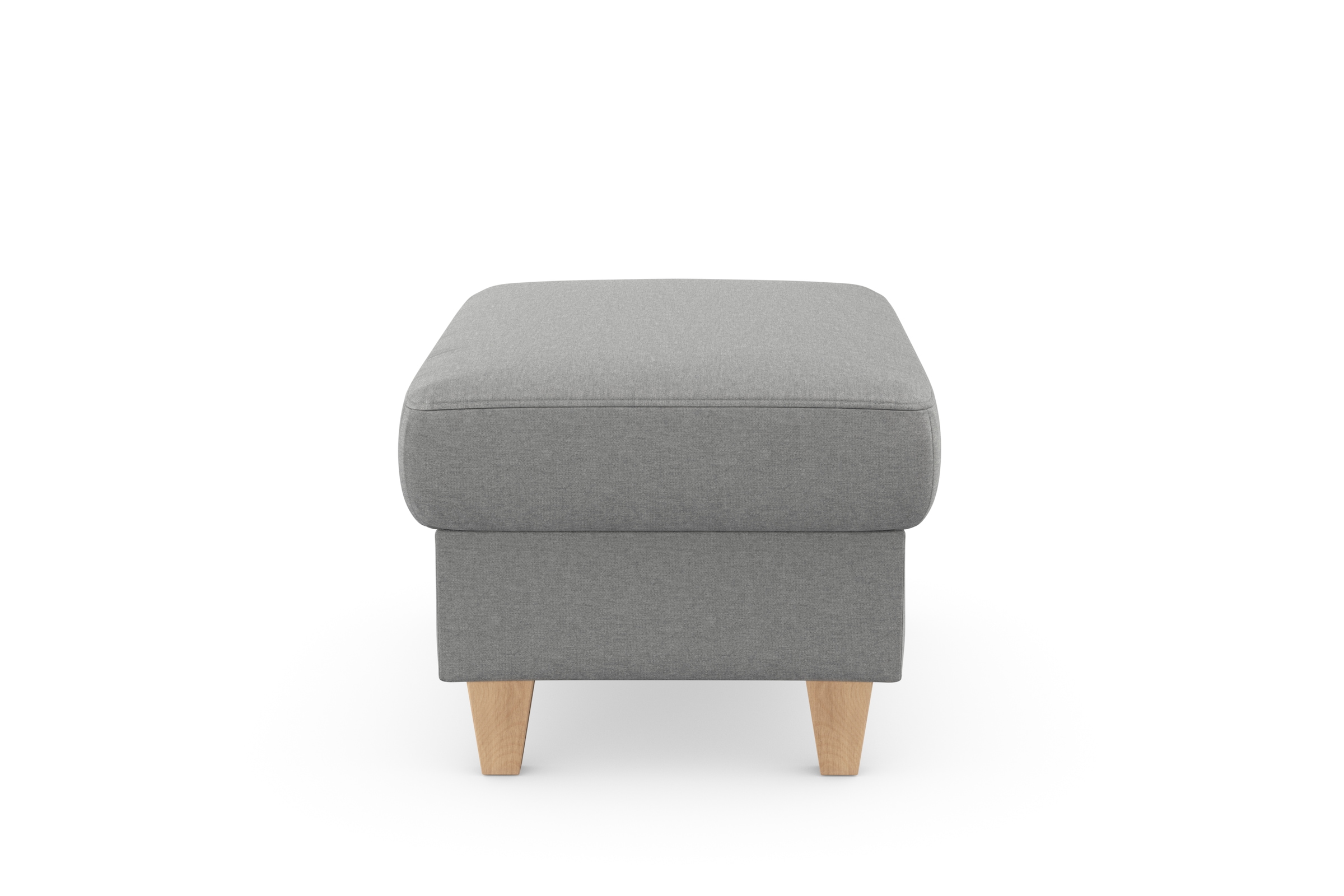 sit&more Stauraumhocker »Farö«, mit Stauraum und Federkern und naturfarbenen Füssen