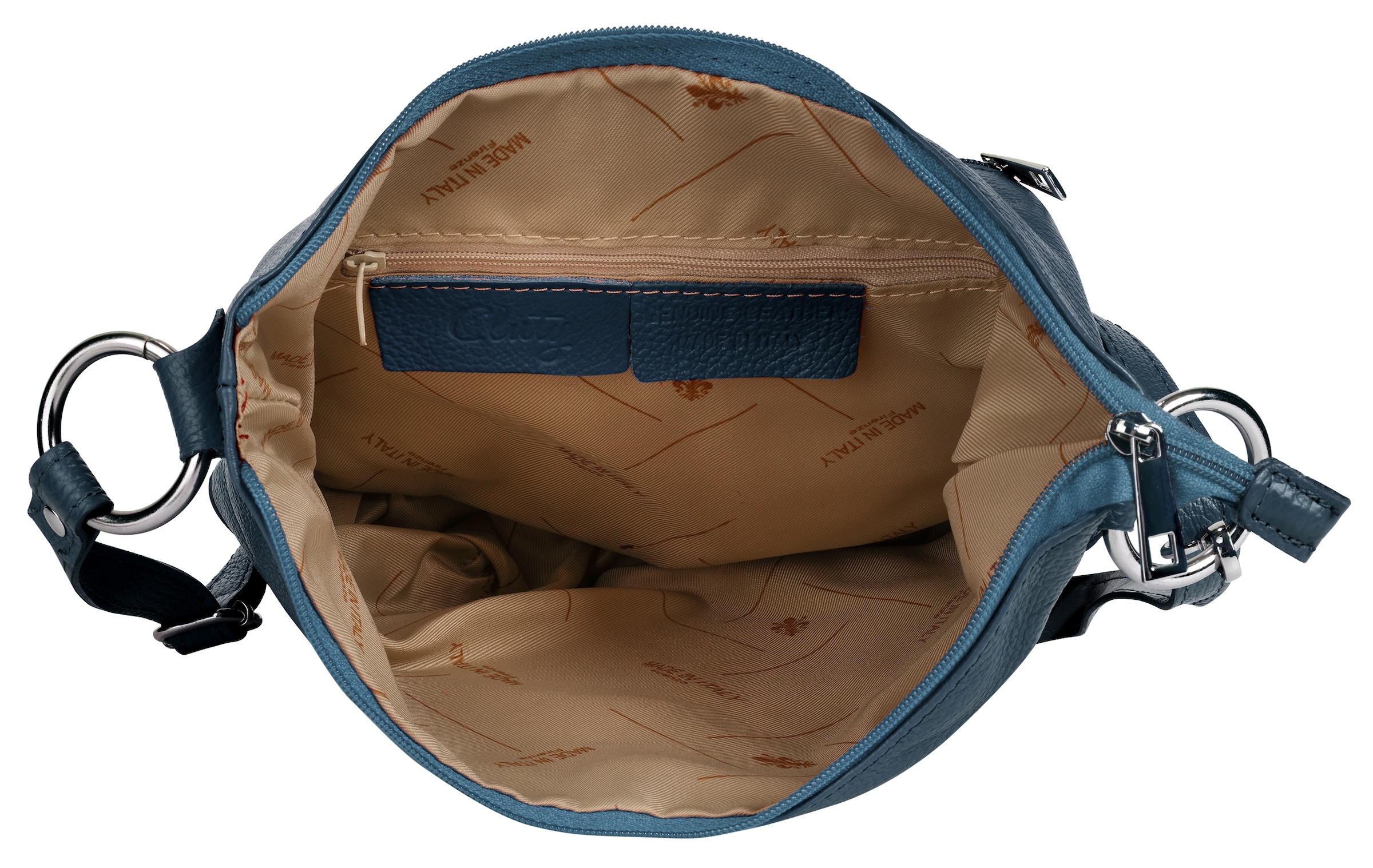 Cluty Sac à bandoulière echt Leder, Made in Italy