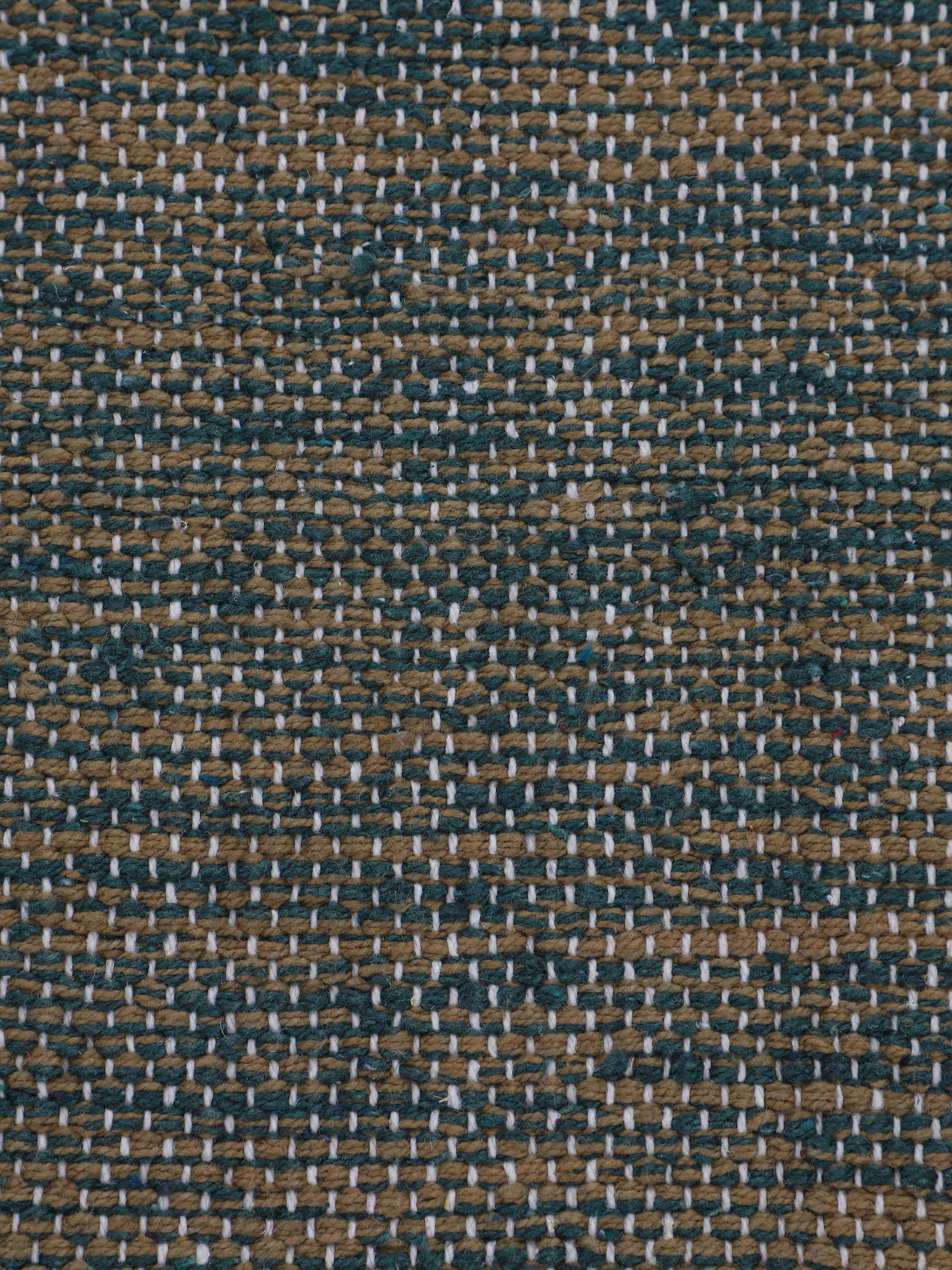 carpetfine Teppich »Kelim Azizi«, rechteckig, 5 mm Höhe, Baumwolle, Wendeteppich mit Fransen, Wohnzimmer