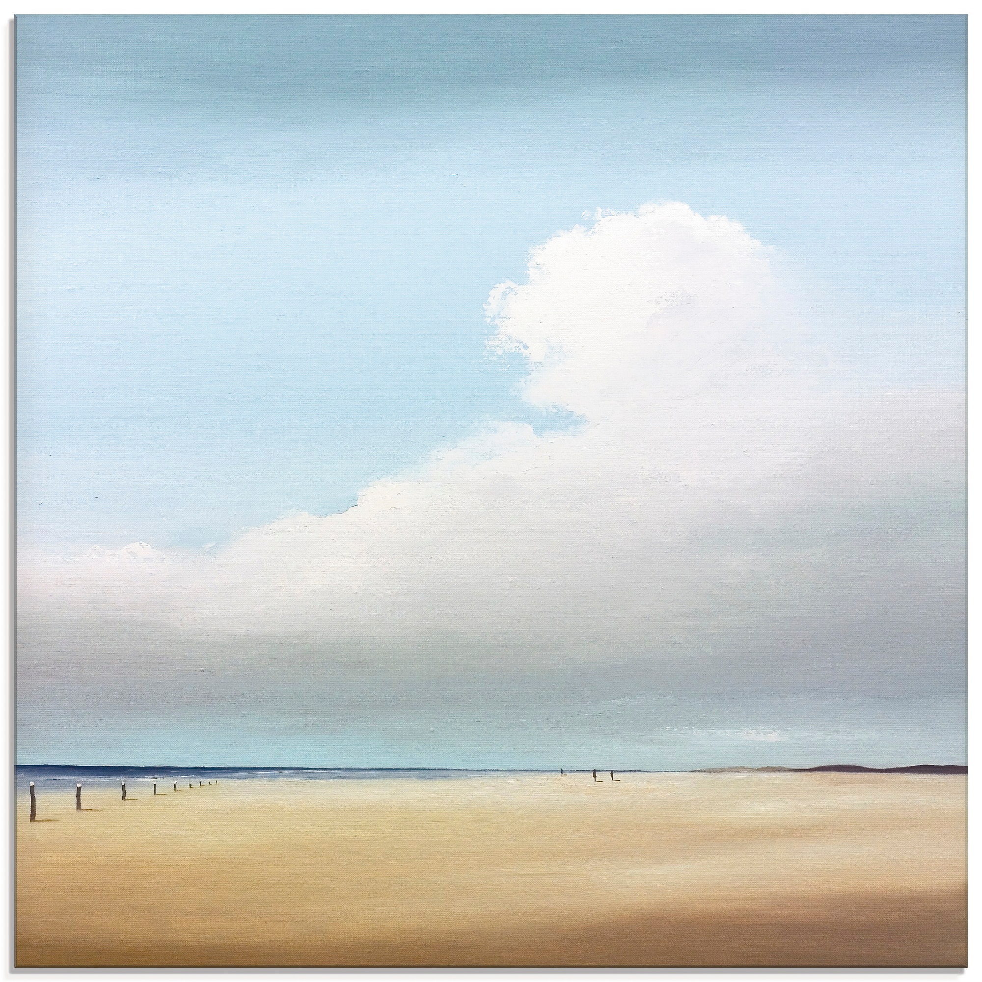 Image of Artland Glasbild »Spaziergang I«, Strand, (1 St.) bei Ackermann Versand Schweiz