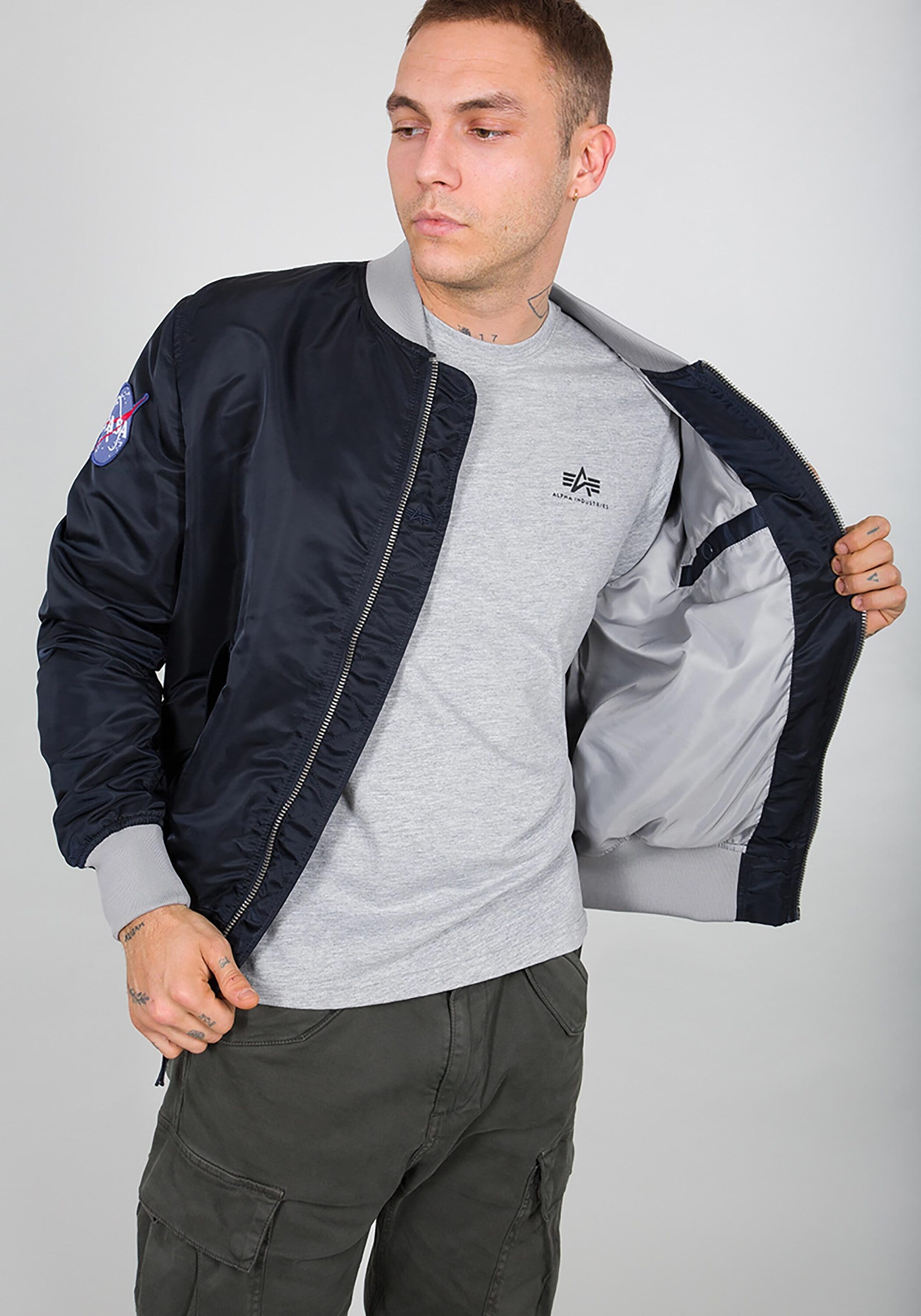 Alpha Industries Bomberjacke »Alpha Industries Men - Bomber Jackets MA-1 LW Mission To Mars«