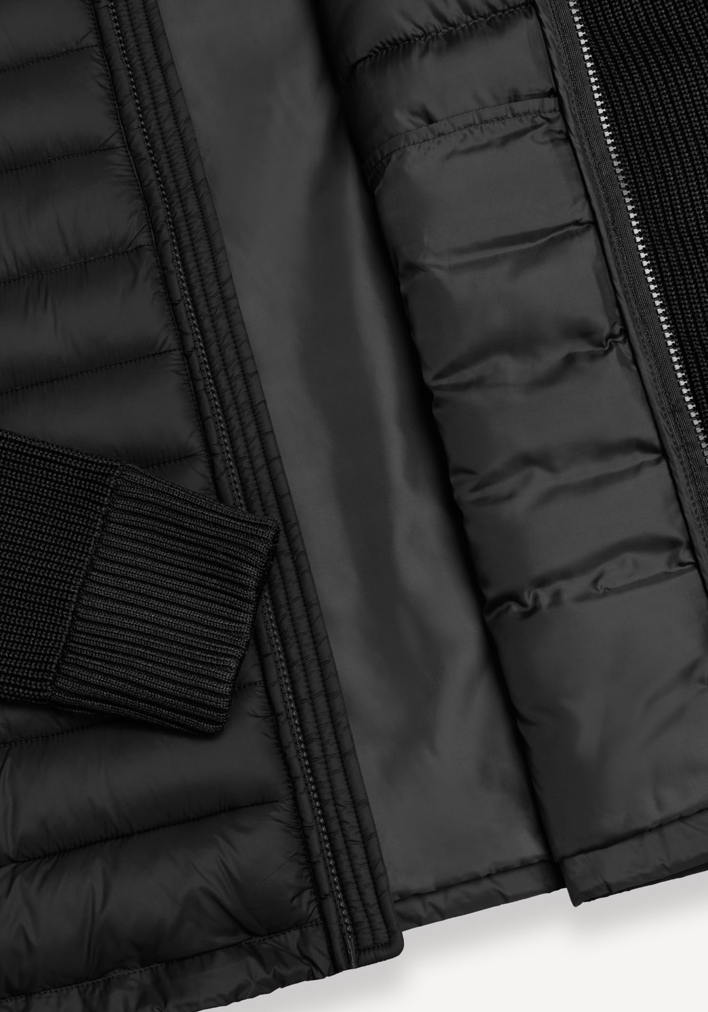 Colmar Hybridjacke Strickärmel, Regular Fit, Zwei-Wege-Reissverschluss