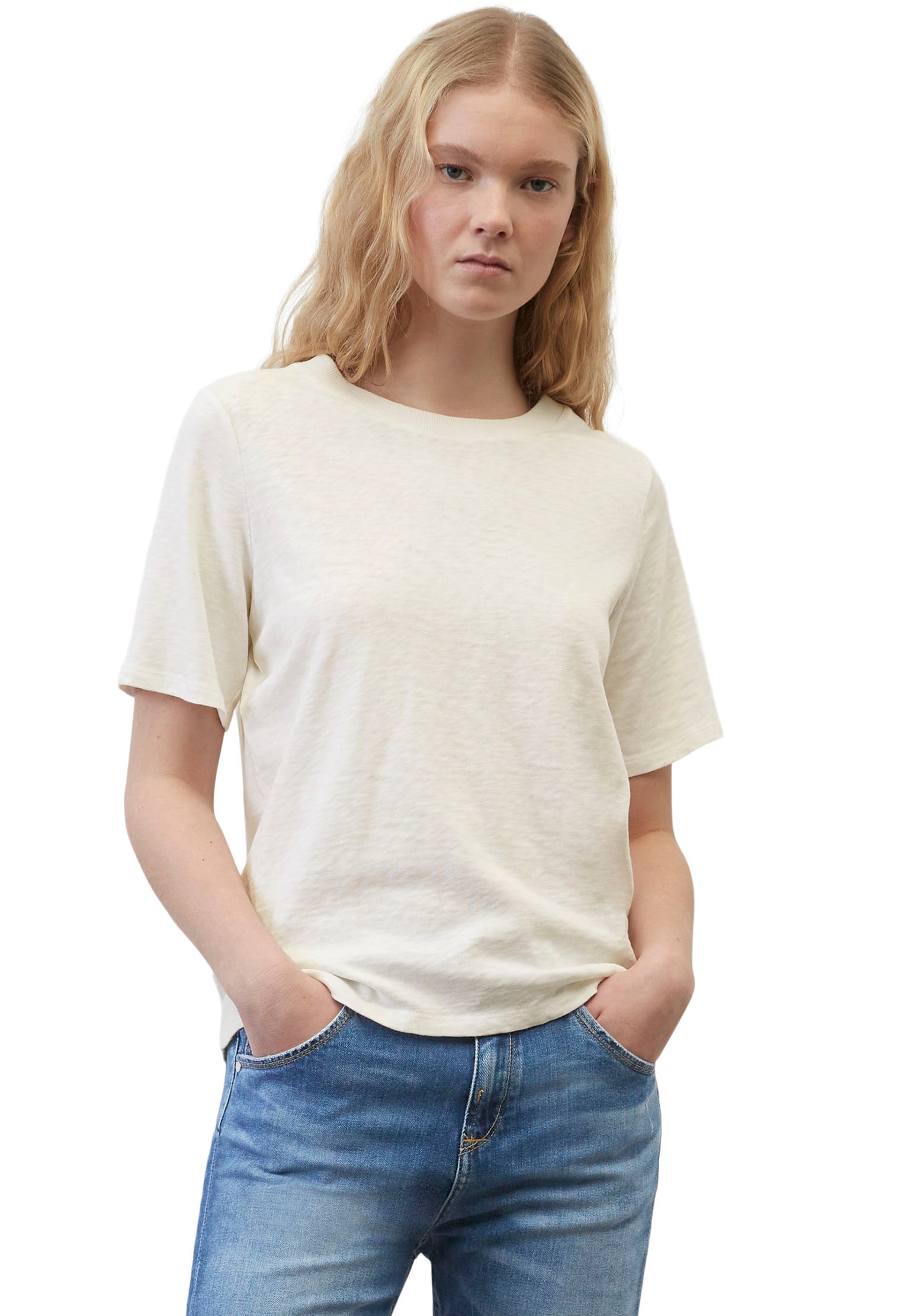 Marc O'Polo DENIM T-Shirt, im cleanen Basic-Look