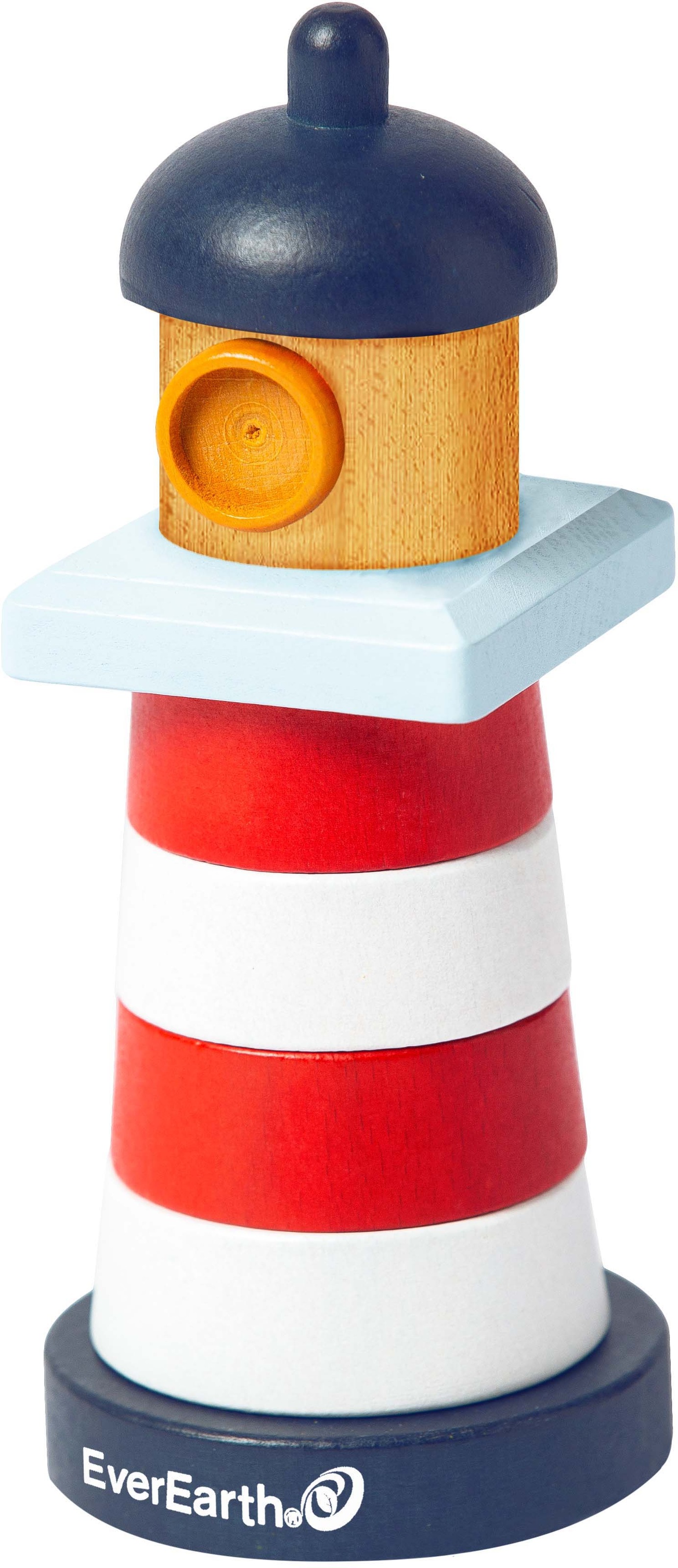 Image of EverEarth® Stapelspielzeug »Leuchtturm«, FSC®- schützt Wald - weltweit bei Ackermann Versand Schweiz