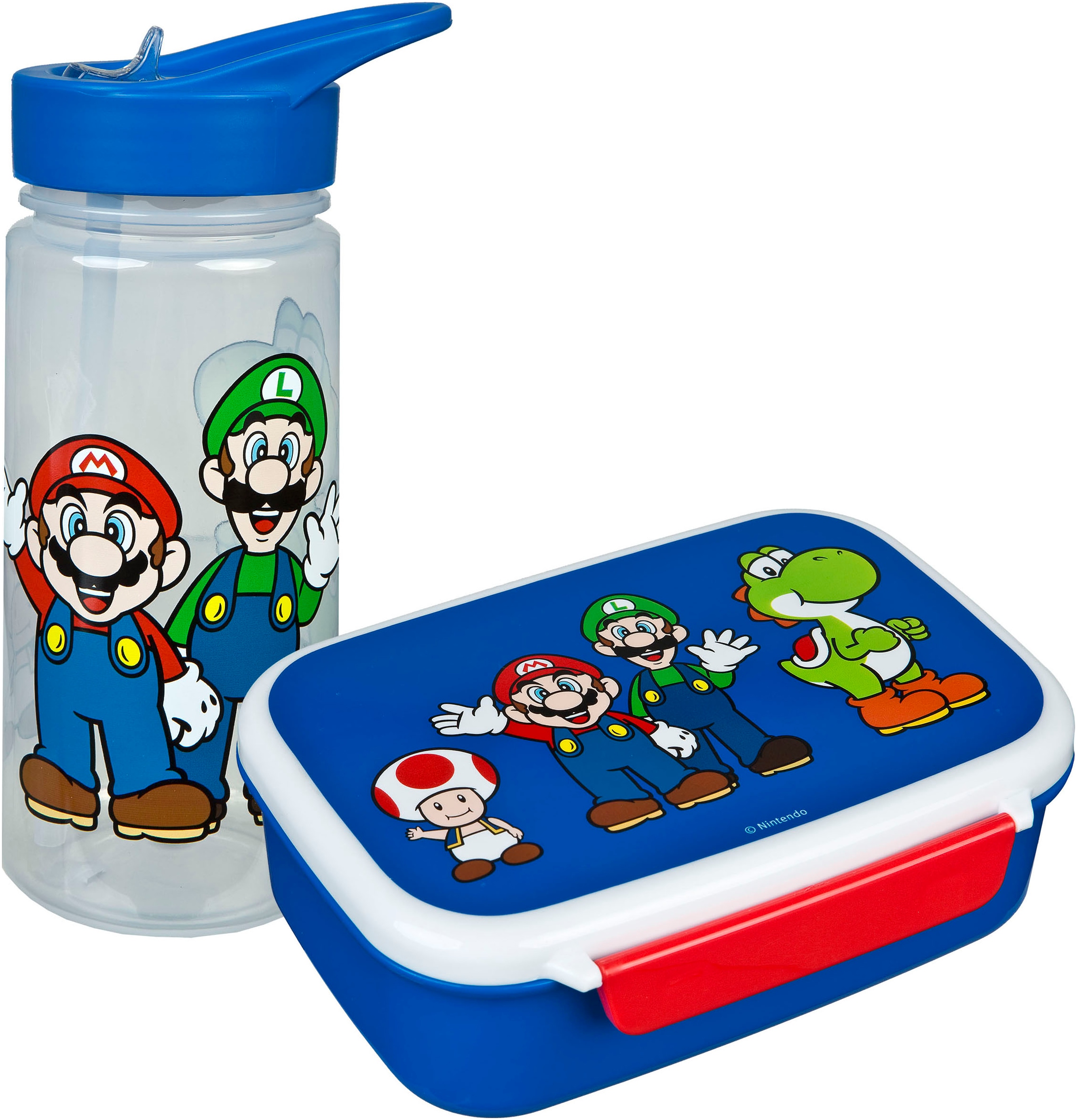 Image of Scooli Lunchbox "Super Mario" mit Trinkflasche