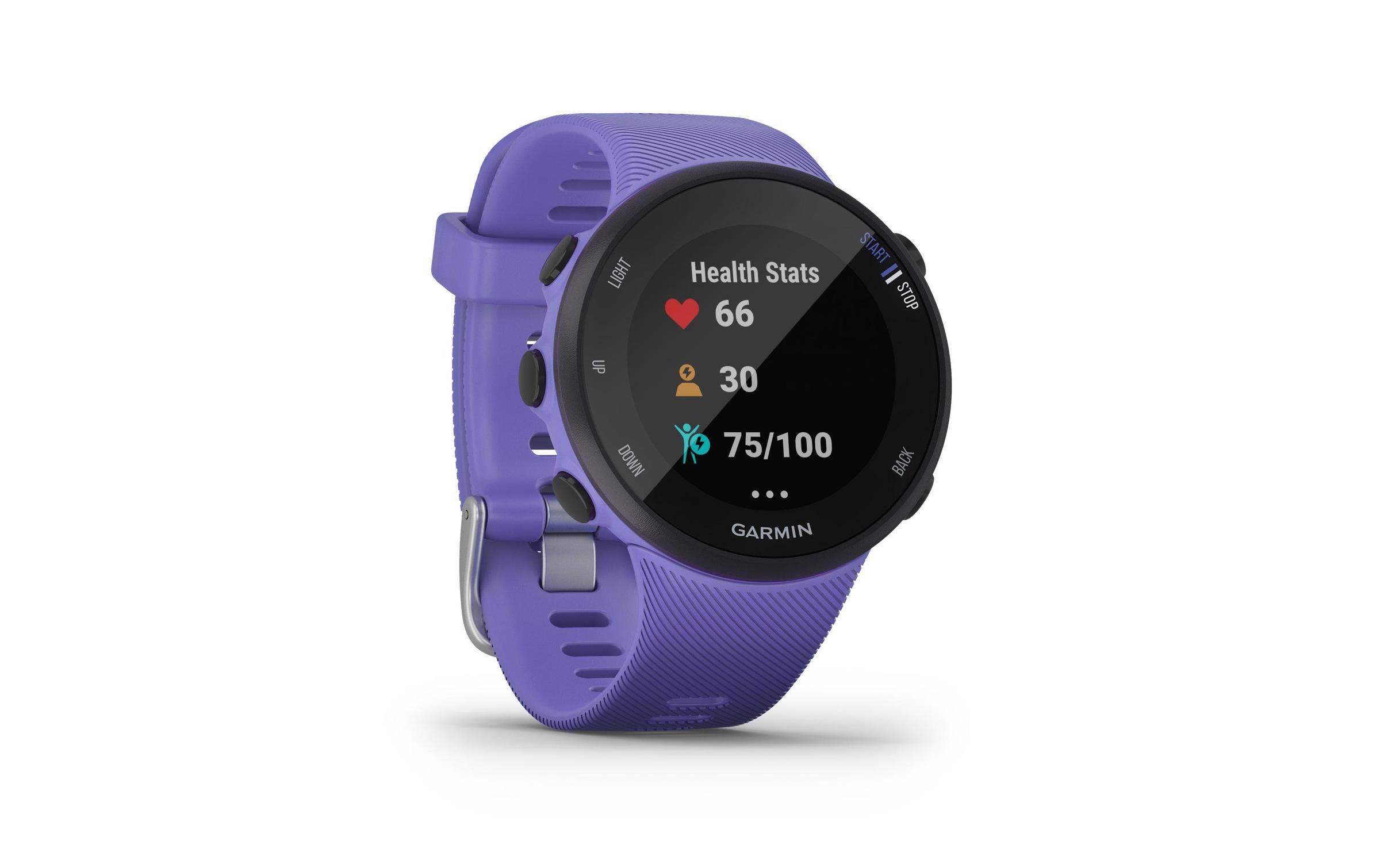 Garmin Fitnessuhr »GPS-Sportuhr Forerunner 45S Violett«,)