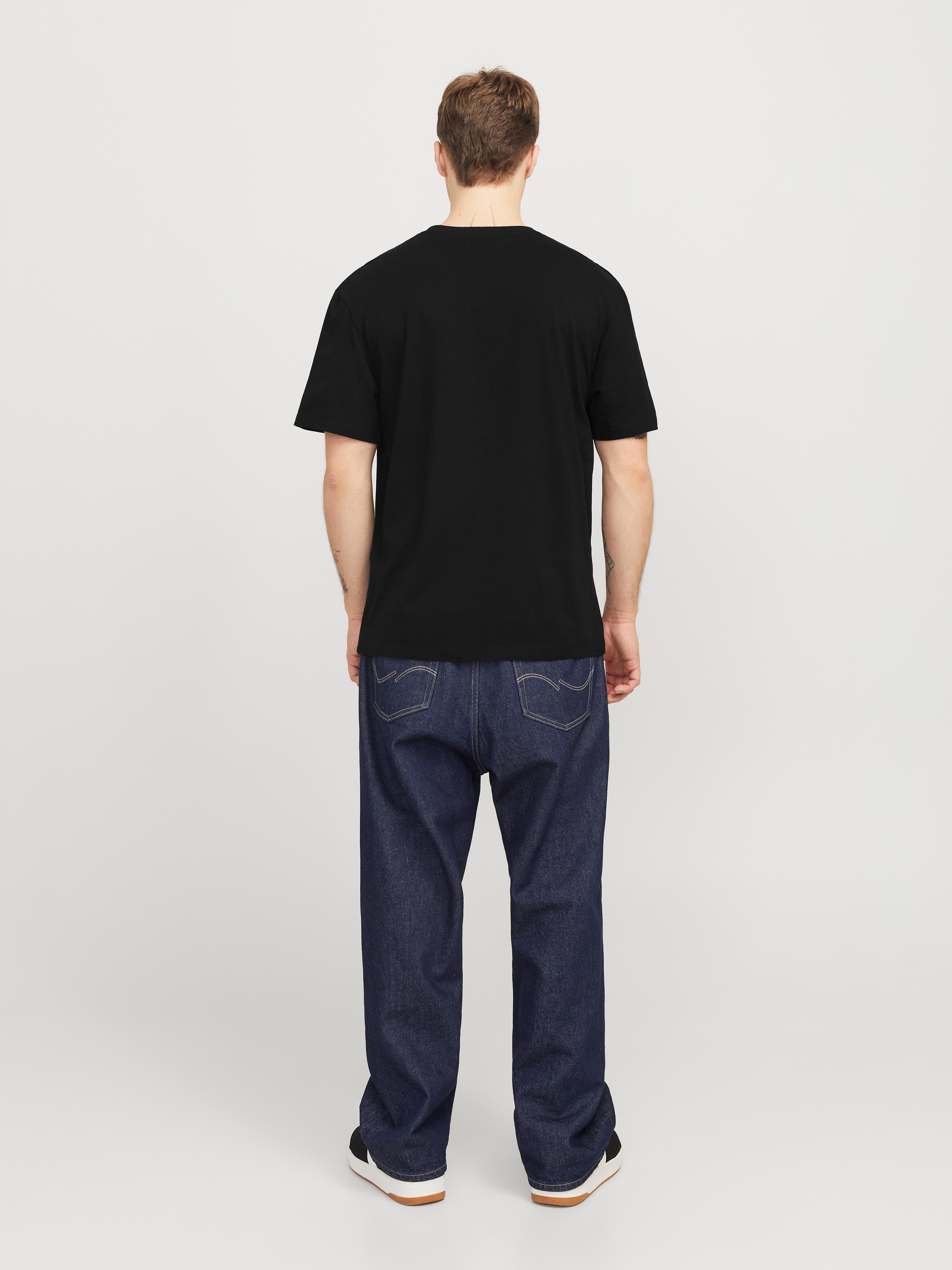 Jack & Jones Rundhalsshirt »JJEBRYAN CORP LOGO TEE SS O-NECK NOOS«, mit Logo Druck
