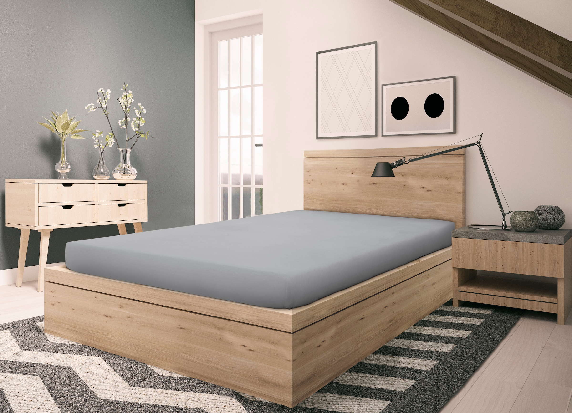 SETEX Draps de lit »Feinbiber in Gr. 70x140, 90x200, 140x200 oder 180x200 cm« für Matratzen bis 23 cm Höhe, Winter, Bettlaken