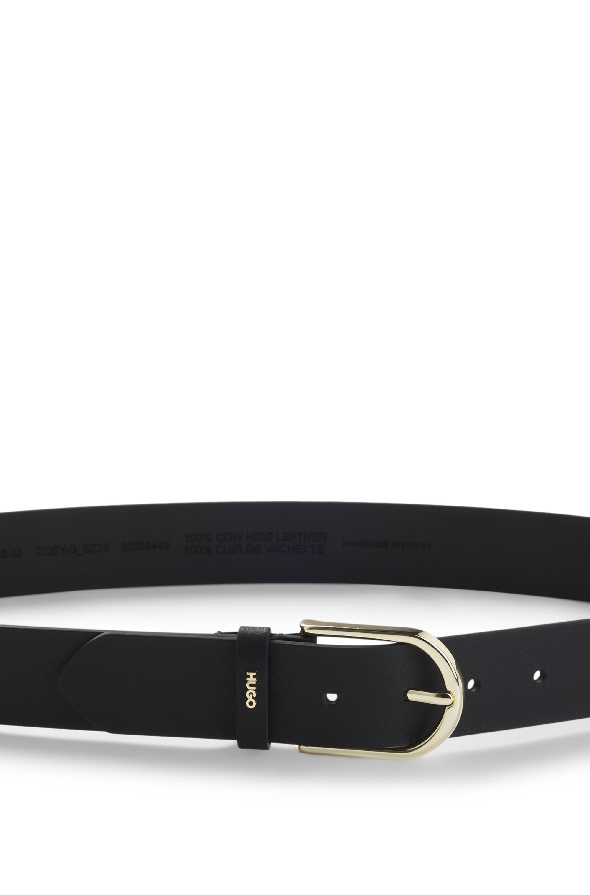 HUGO Ceinture en cuir »Zoey-G Sz35« avec boucle ardillon