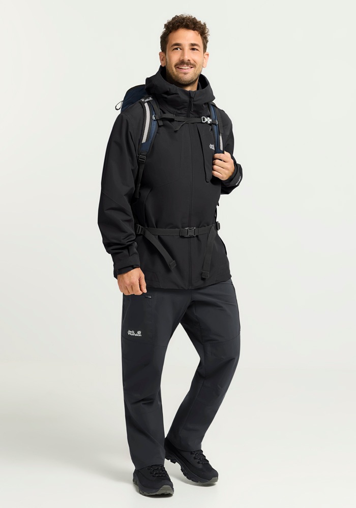 Jack Wolfskin Veste fonctionnelle »FLEXTRAIL 2L JKT M« étanche, respirant, avec base droite