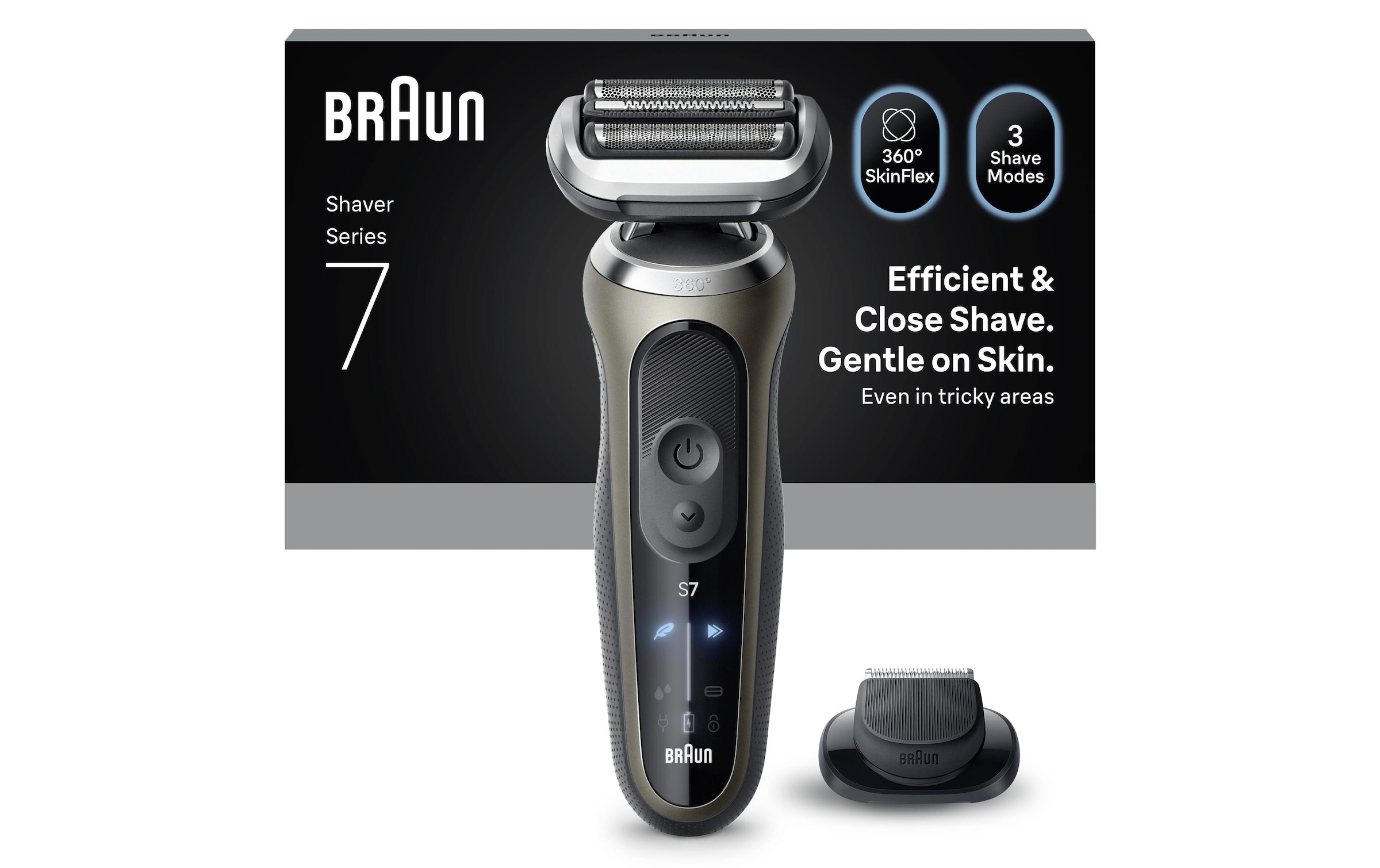 Braun Elektrogesichtshaarentferner »Series 7 72-C1200s«