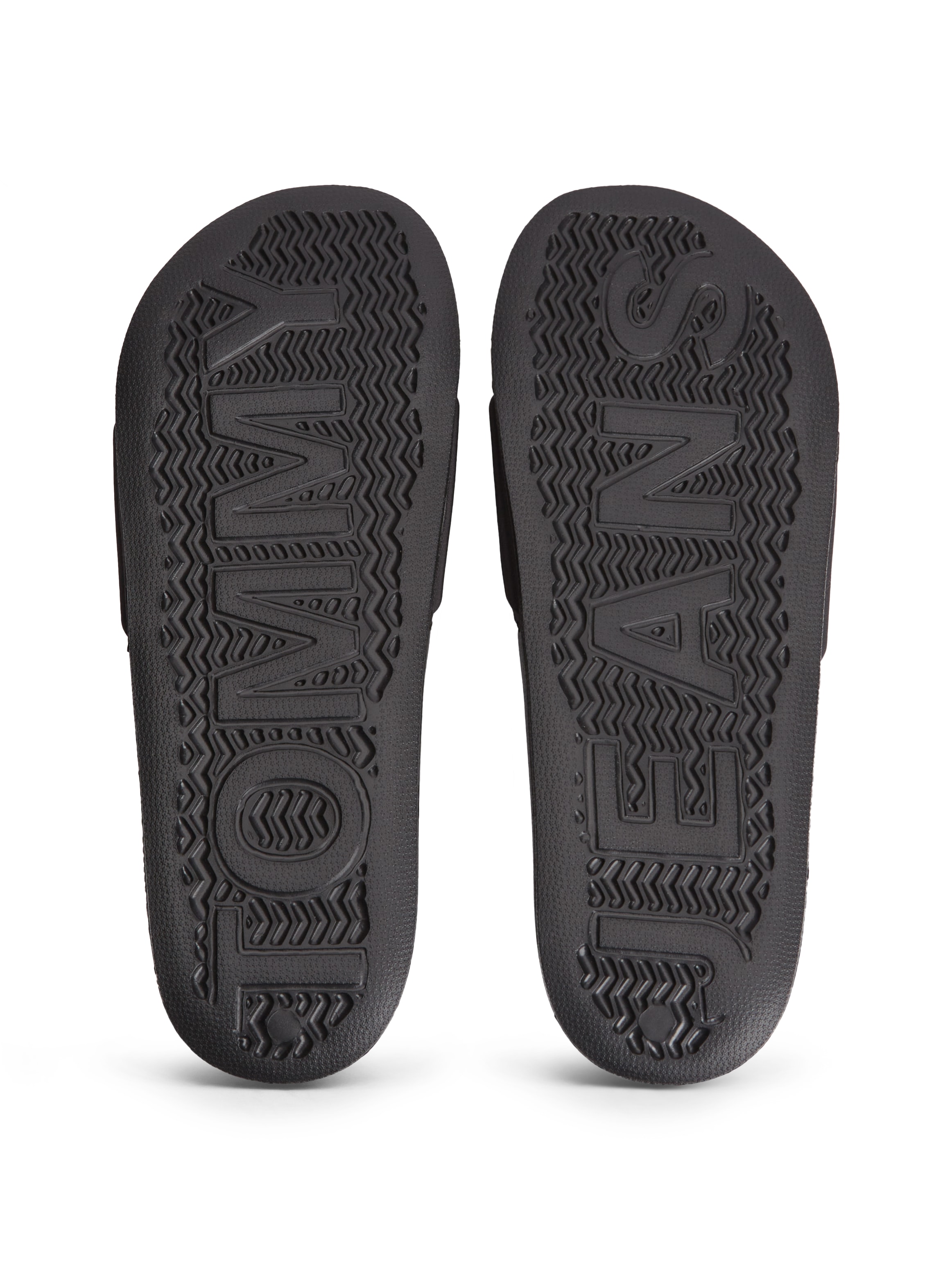 Tommy Jeans Pantolette »TOMMY JEANS SEASONAL POOL SLIDE«  Poolslides, Sommerschuh, Schlupfschuh mit Kontrastbesätzen