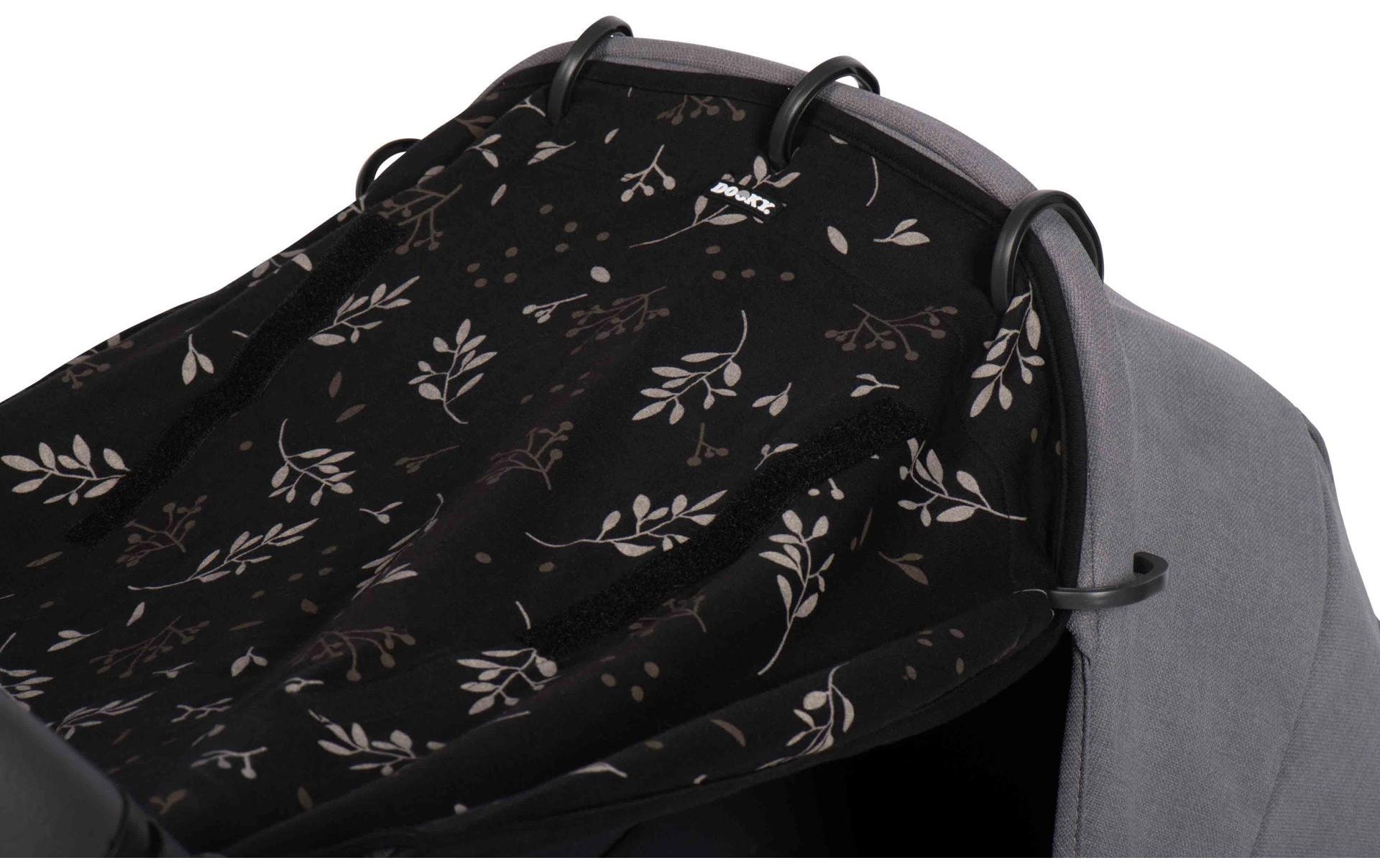Dooky Housse de protection solaire pour poussette »Universal Cover Romantic Leaves«