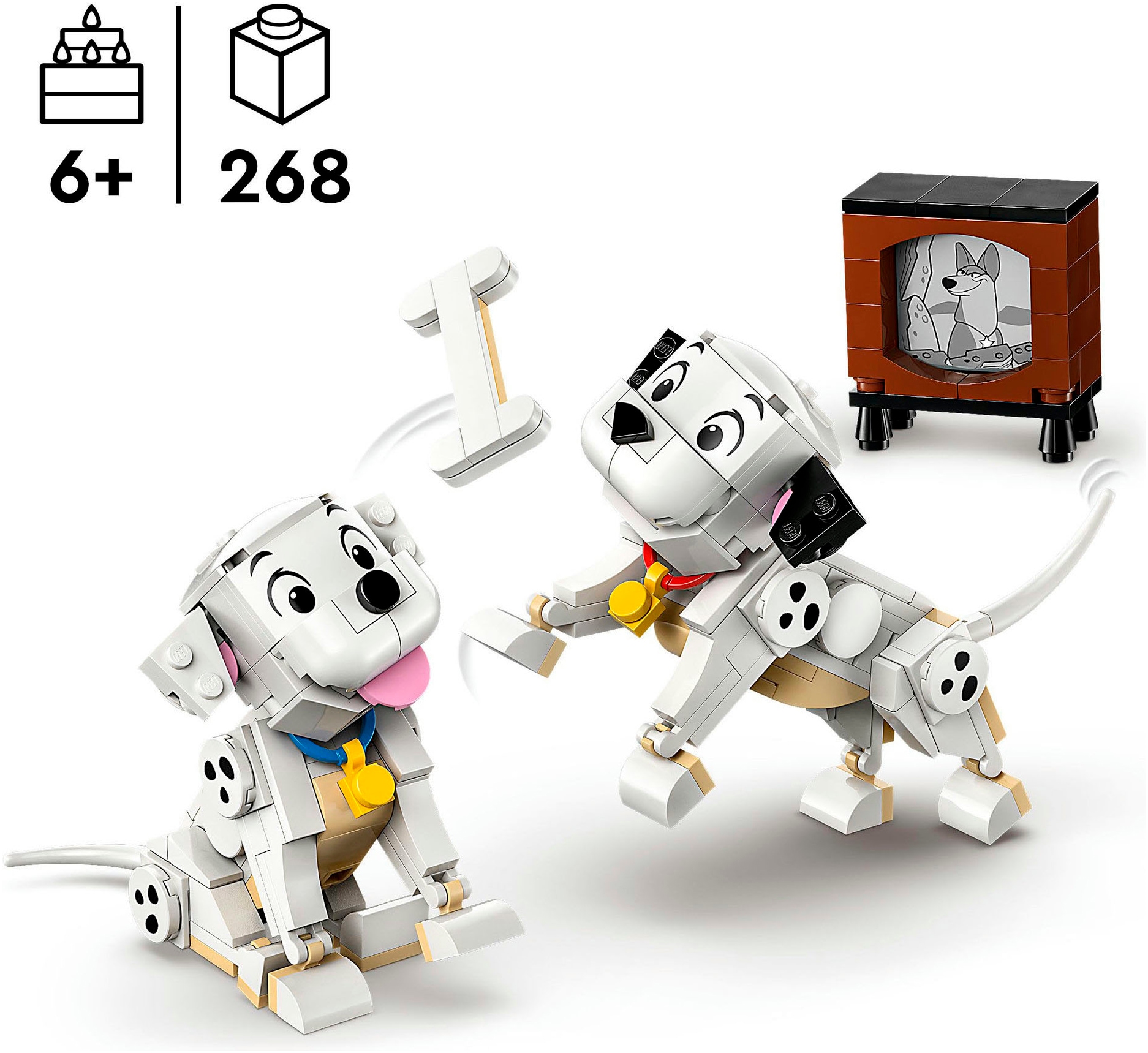 LEGO® Pions de construction »Die Welpen Lucky und Penny aus 101 Dalmatiner (43271)« LEGO Disney Classic; Made in Europe