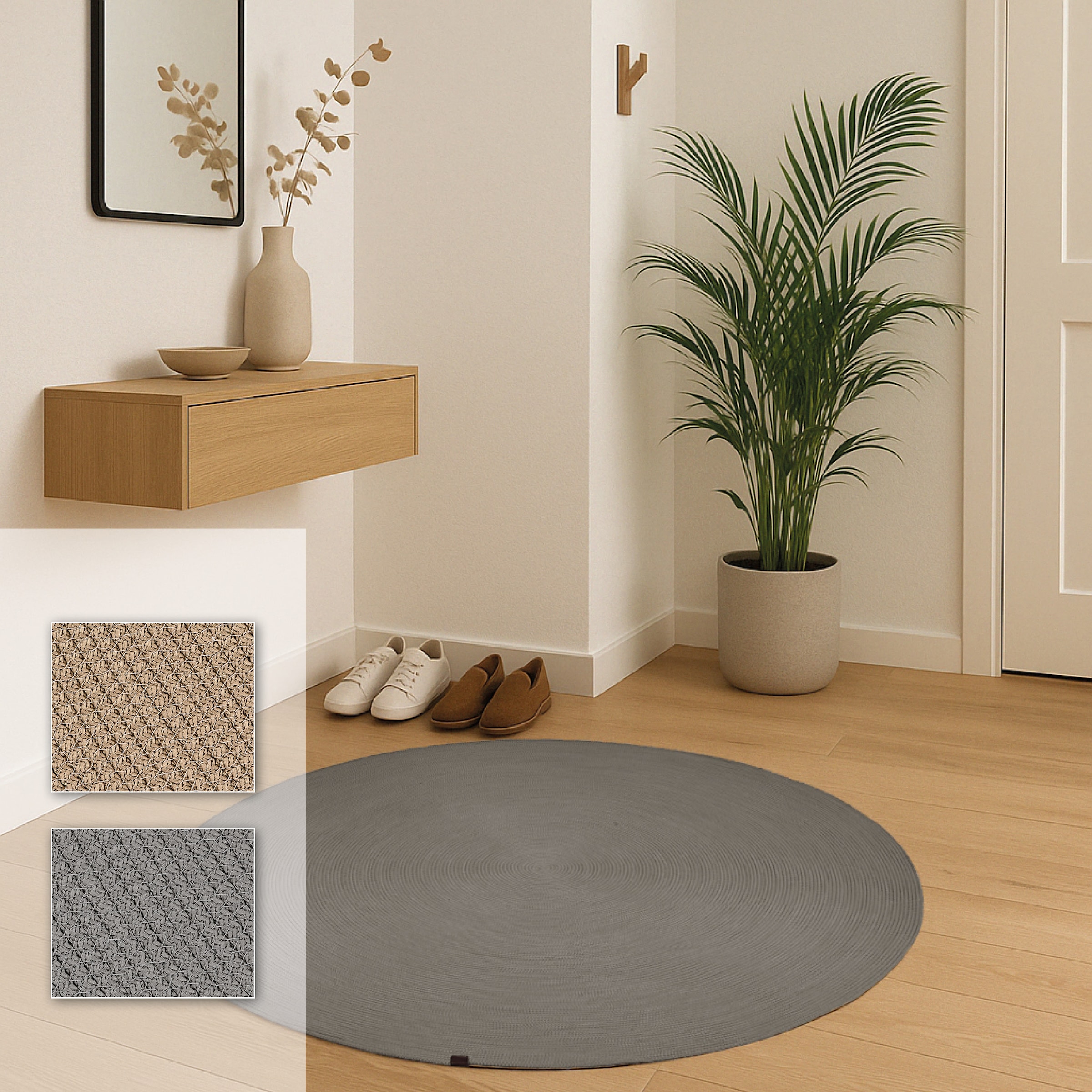 Image of ASTRA Teppich "Paris" rund 8 mm Höhe In- und Outdoor geeignet, Aussenbereich, Wohnzimmer