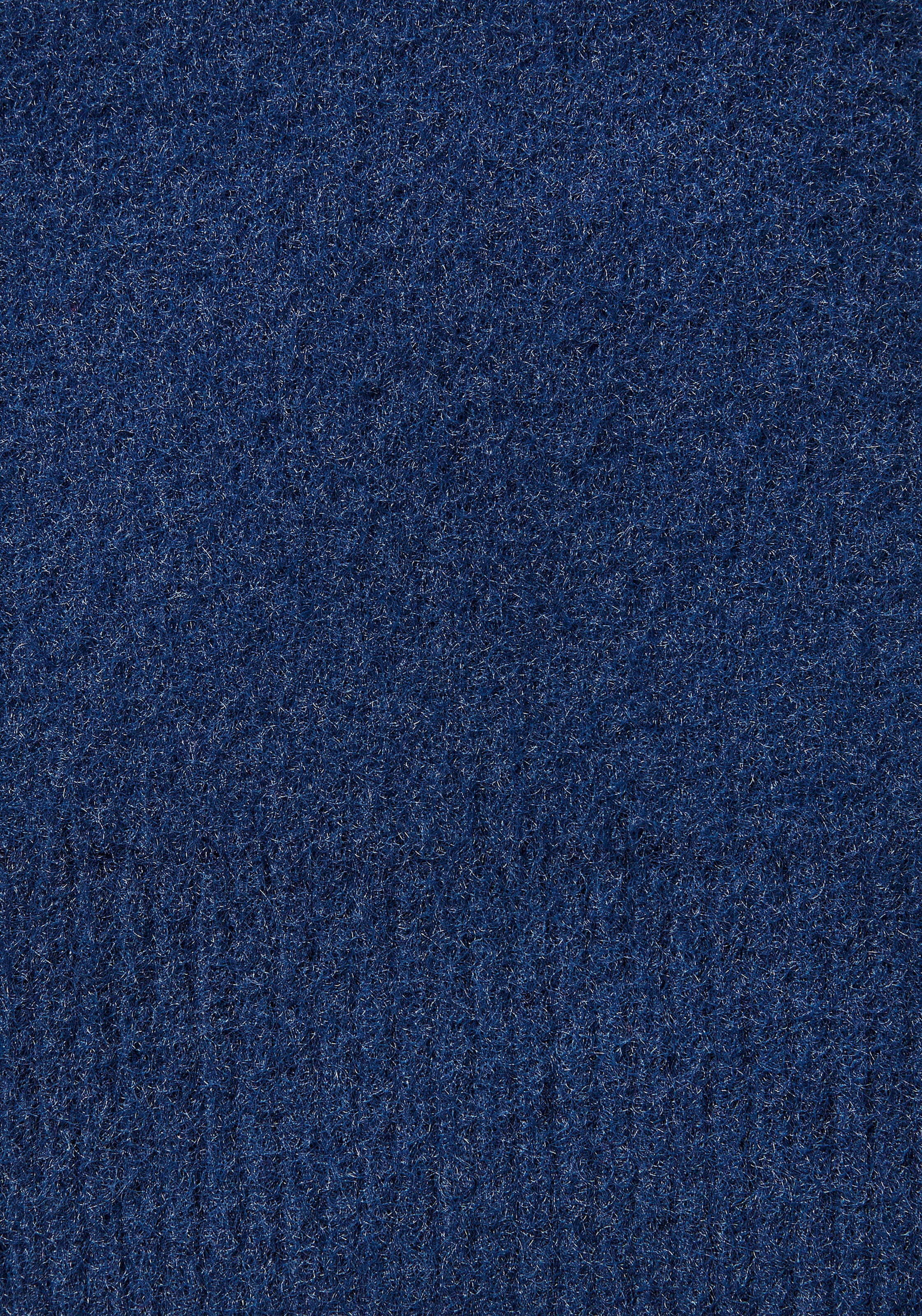 LASCANA Pull à manches courtes , flauschiger Strickpullover, figurnaher Schnitt