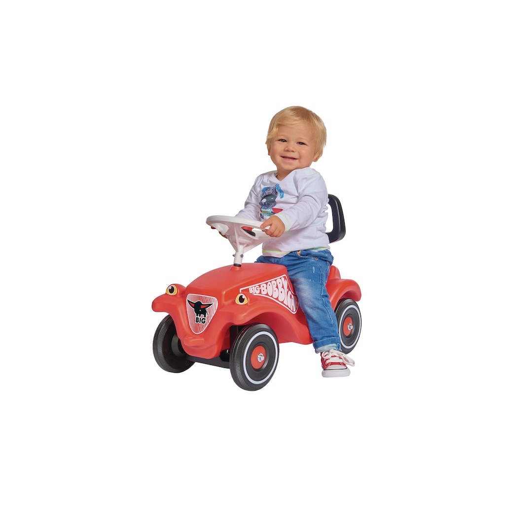 BIG Kinderfahrzeug Lauflernhilfe »BIG Bobby Car Walker 2in1 Zubehör«, 2in1 Rückenlehne und Lauflernhilfe