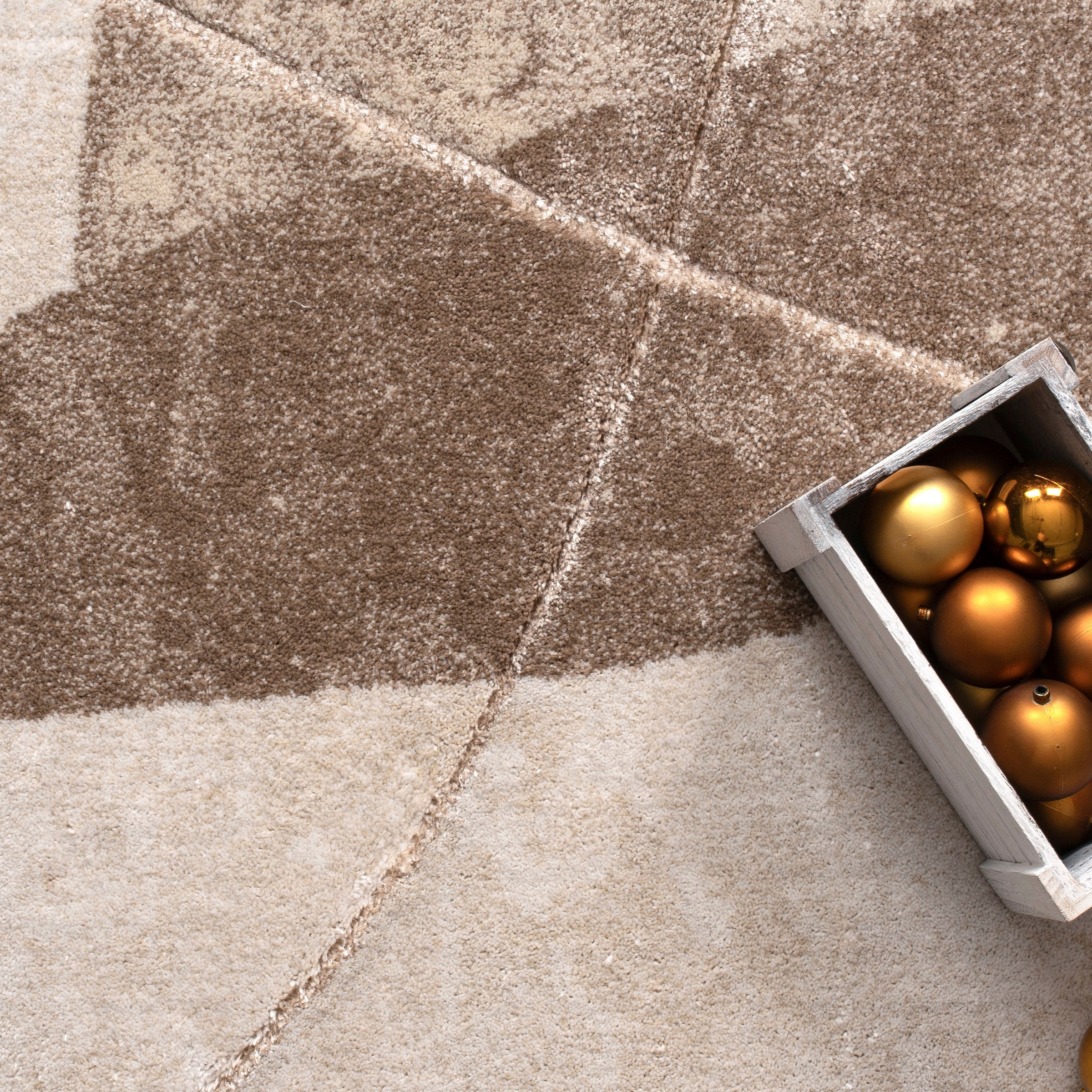 Paco Home »Tuana 217« Rectangulaire 15 mm Höhe Poils courts, design 3D moderne, salon