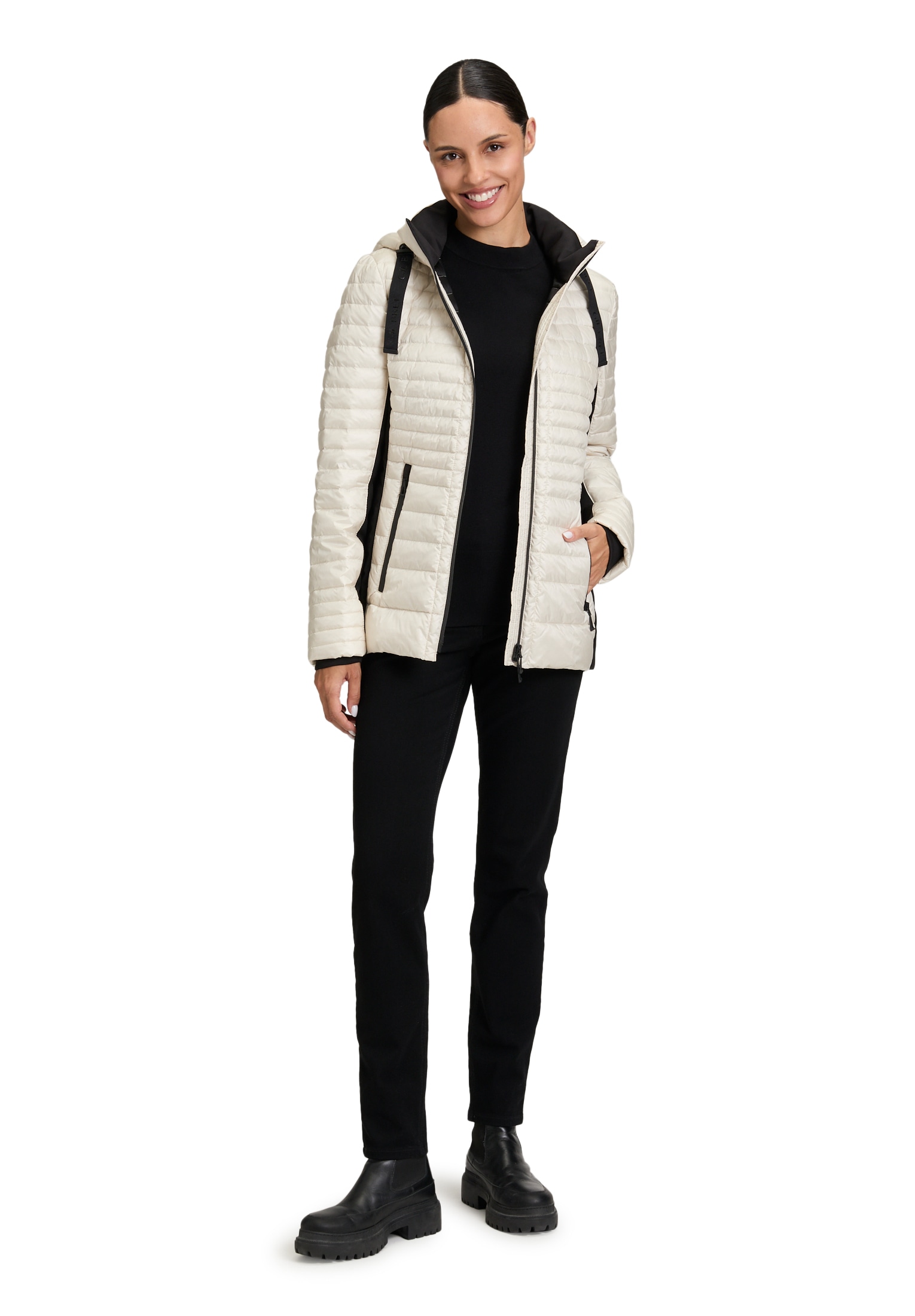 Gil Bret Steppjacke, mit Kapuze, mit Kapuze