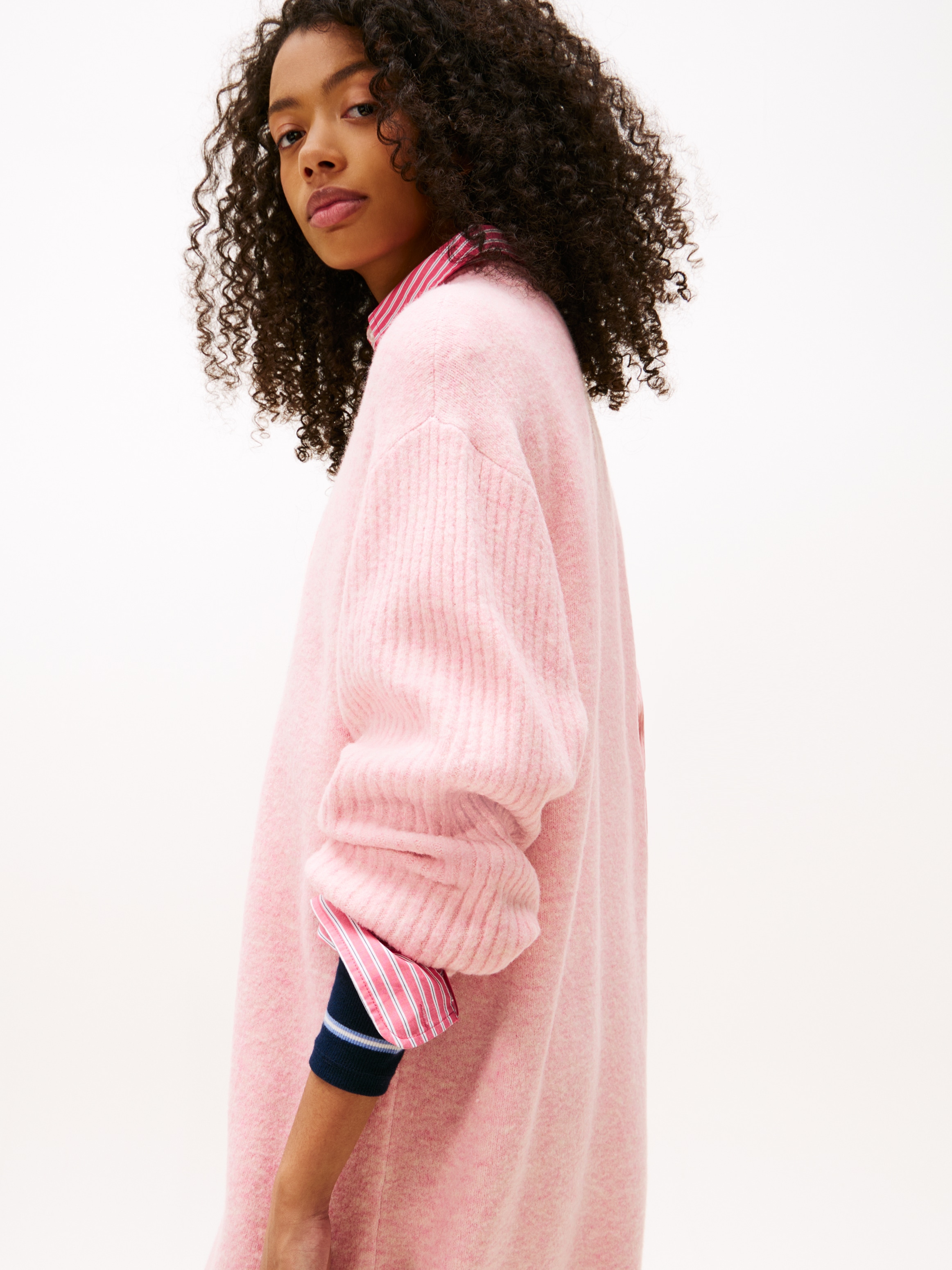 Tommy Jeans Robe en tricot »TJW FLAG SWEATER DRESS EXT«