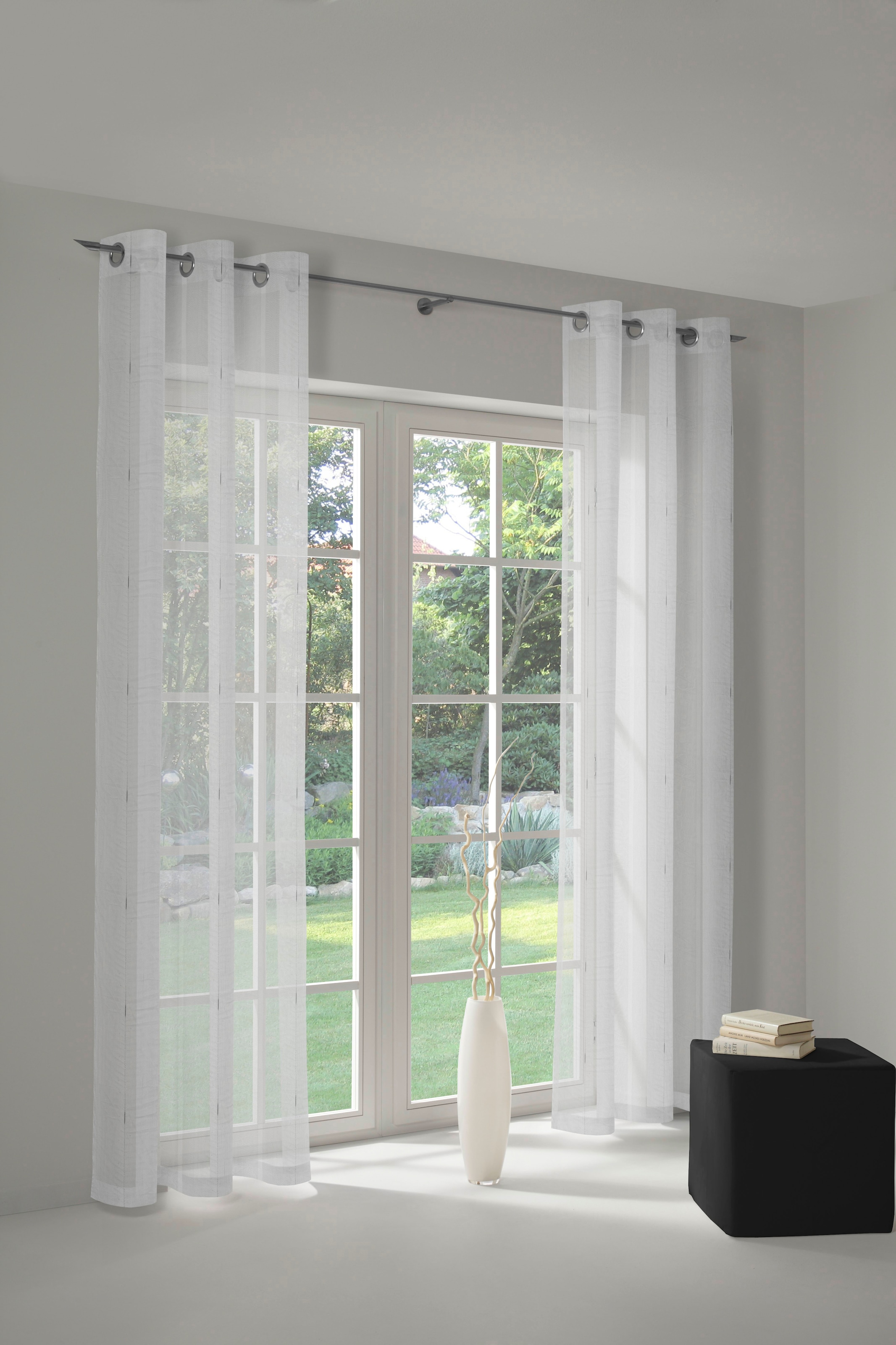 Image of Wirth Vorhang "Theresa" Ösen 1 Stk. tlg. Store