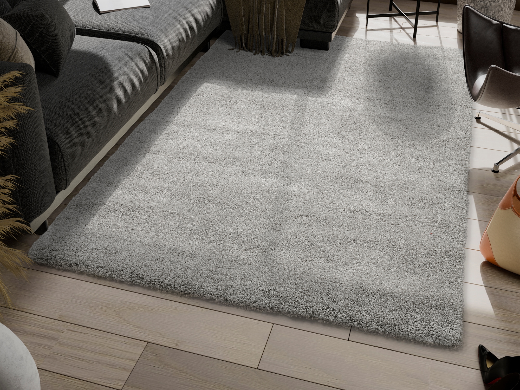 Image of OCI DIE TEPPICHMARKE Hochflor-Teppich "MONTIS" quadratisch 45 mm Höhe uni, Langflor, Shaggy, auch in rund, quadratisch und Läufer erhältlich