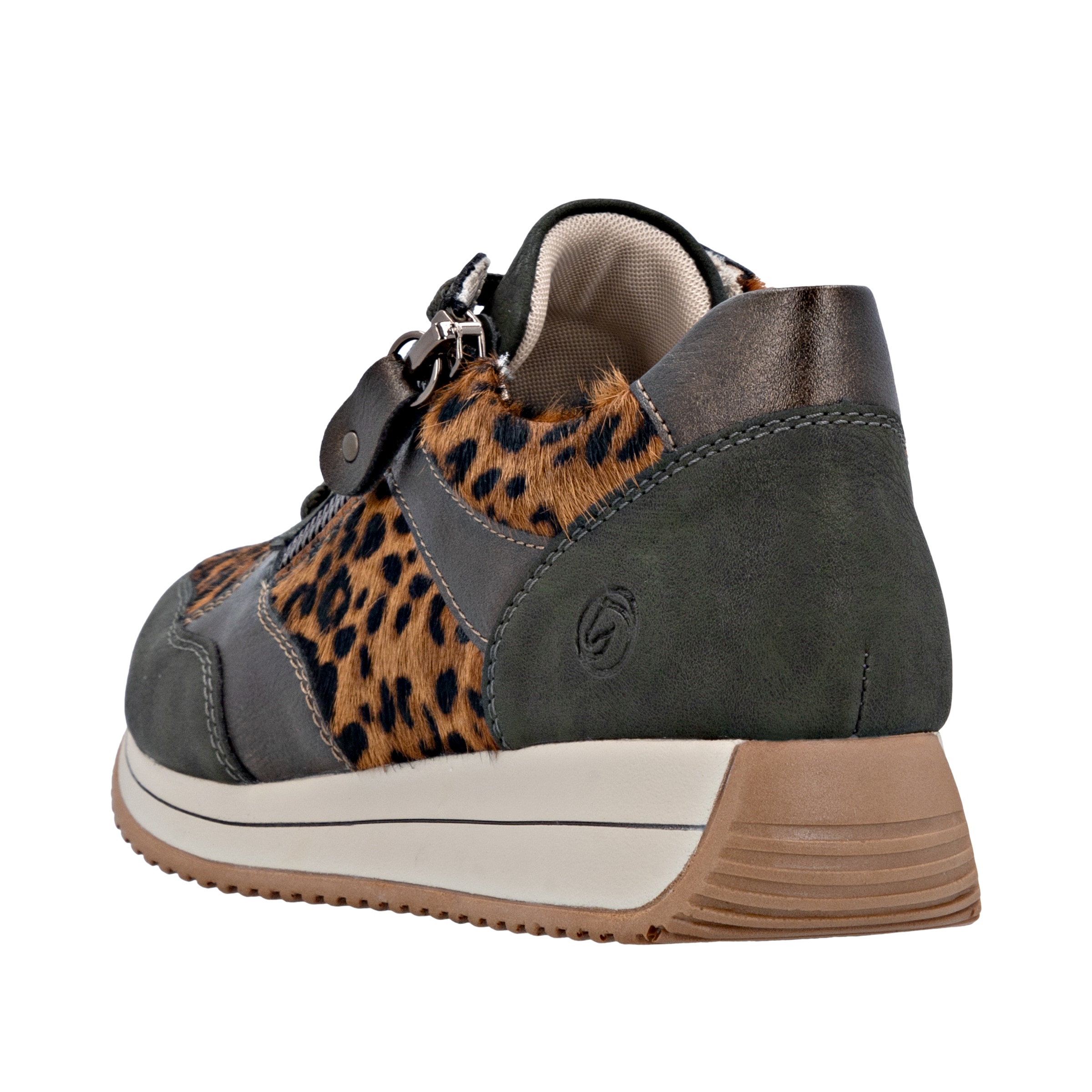 Remonte Keilsneaker  Schnürschuh, Halbschuh, Casual-Sneaker mit Innenreissverschluss