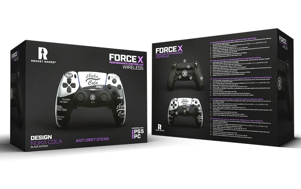  PlayStation 5-Controller »Controller Rocket Force X TMR Nuka Cola Black Edition«