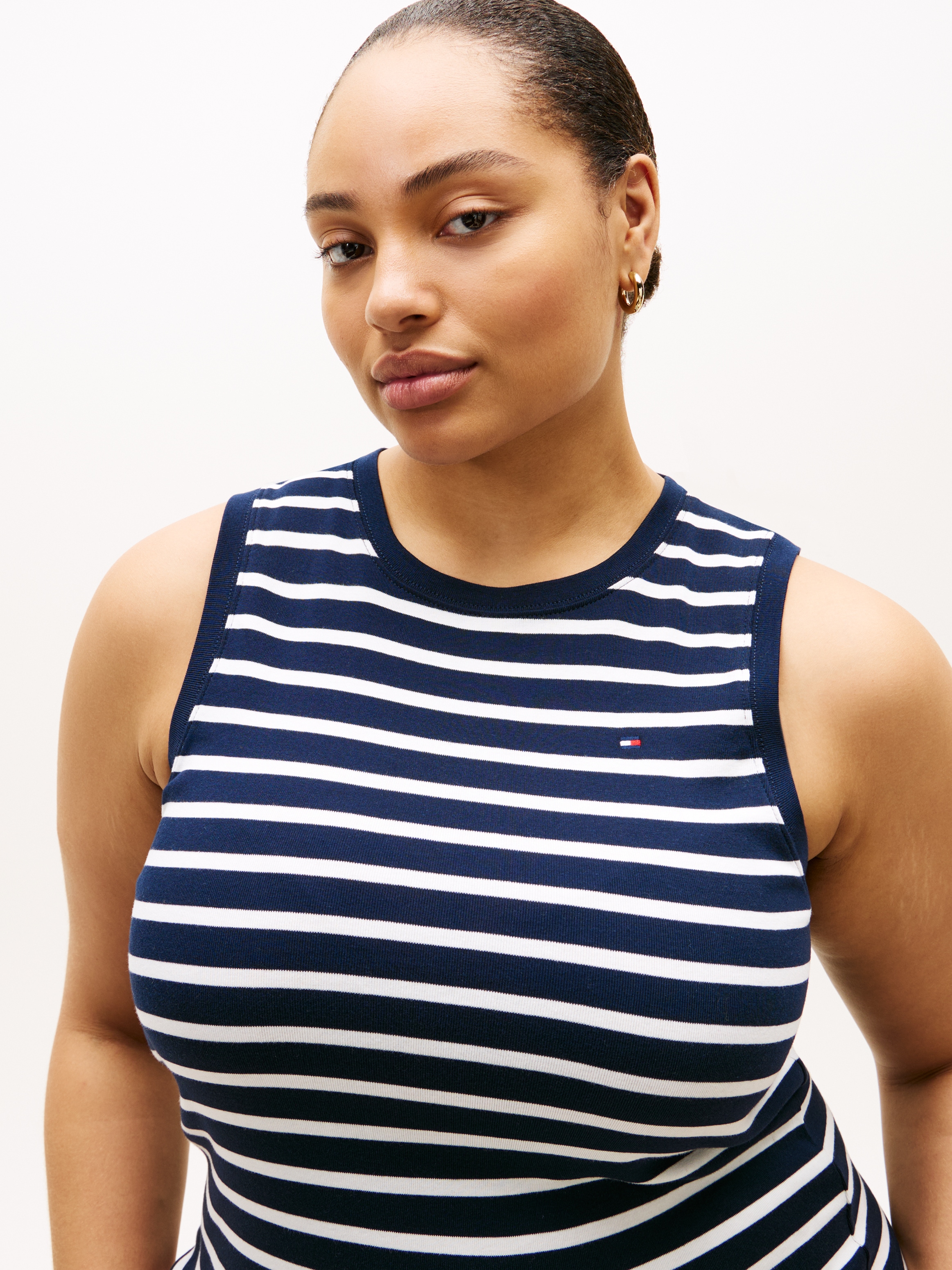 Tommy Hilfiger Curve T-shirt »CRV SLIM CODY C-NK TANK« in grossen Grössen