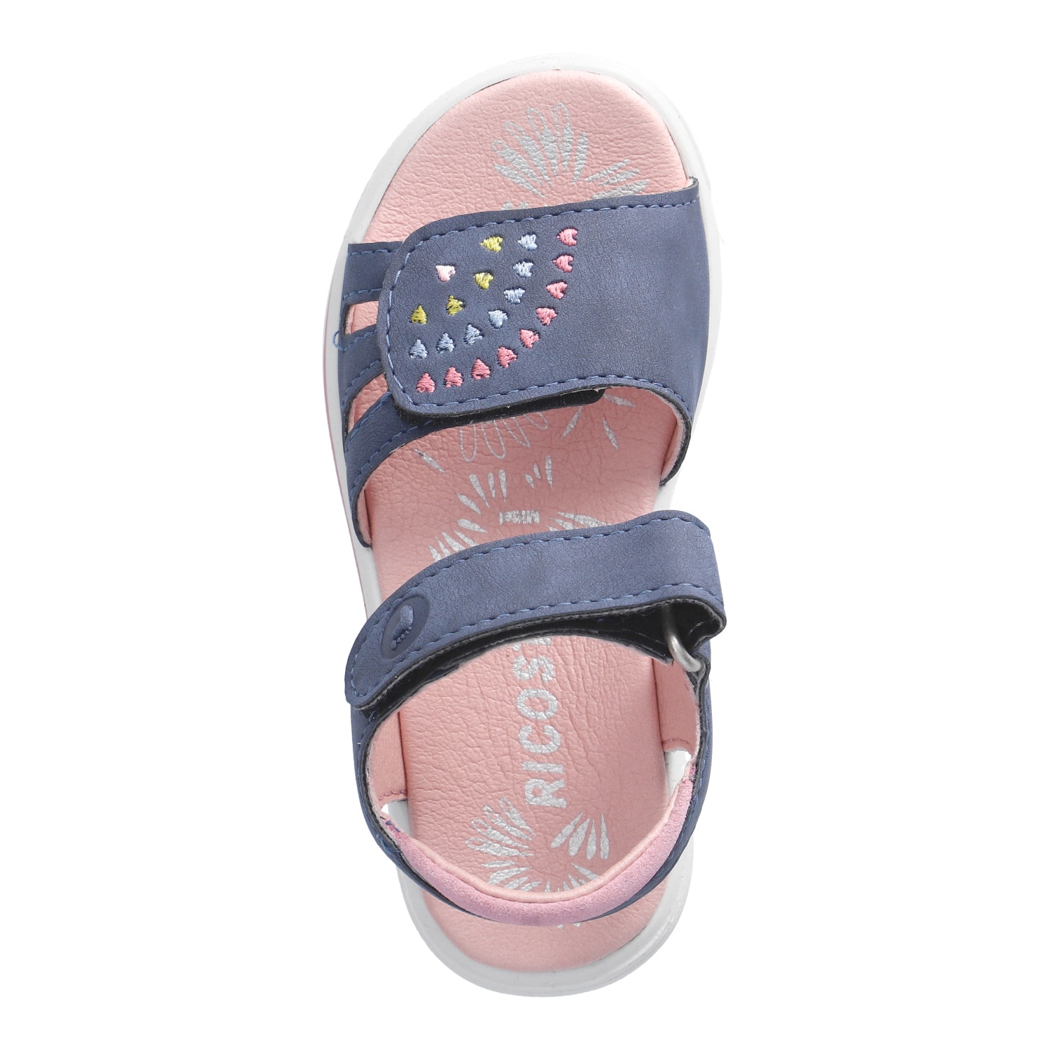 Ricosta Sandale »Sarah«  Chaussure d'été brodée, gabarit de taille à télécharger