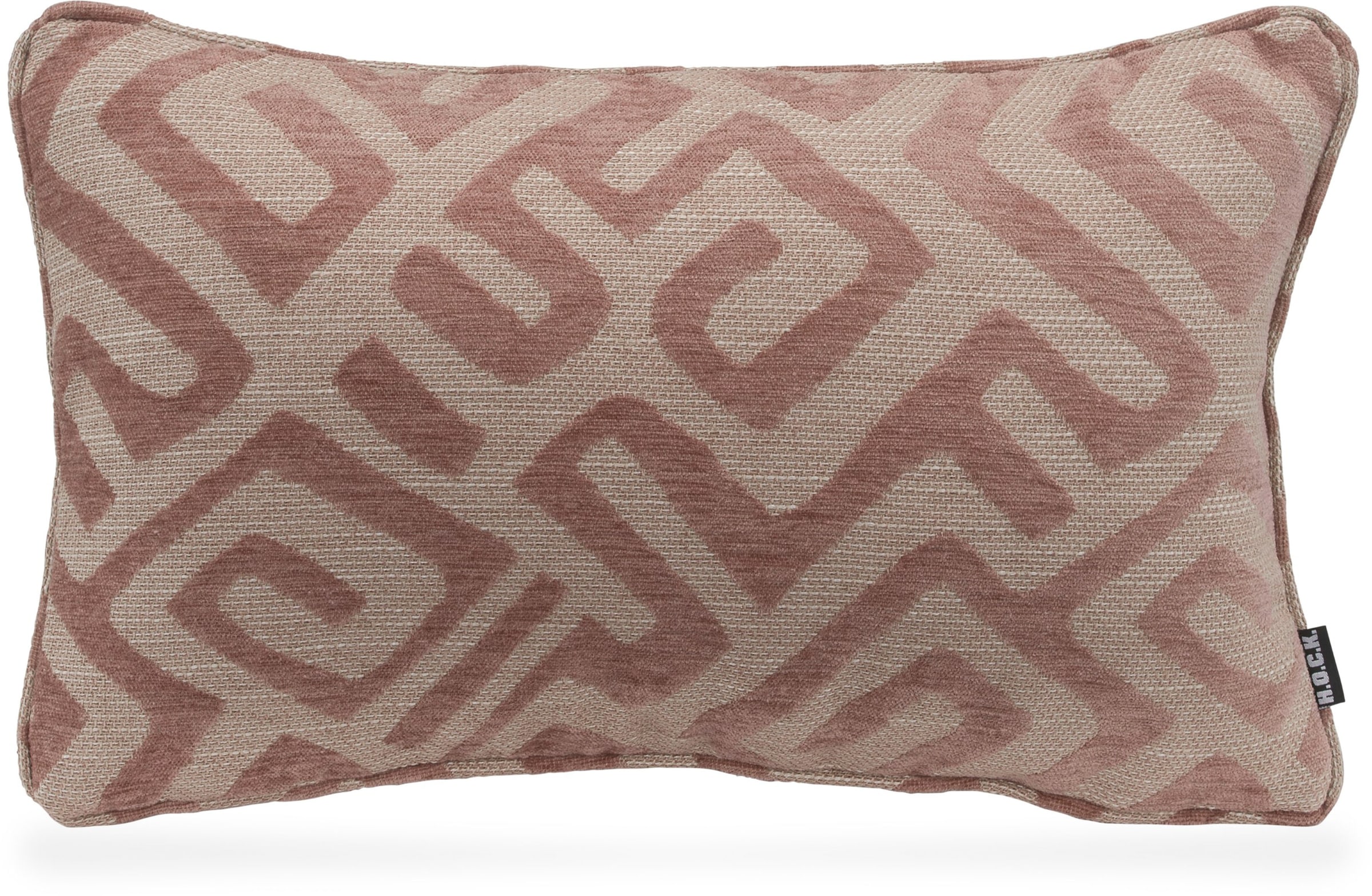 Image of H.O.C.K. Dekokissen "Naira" mit geometrischem Muster, Kissenhülle mit Füllung, 1 Stück