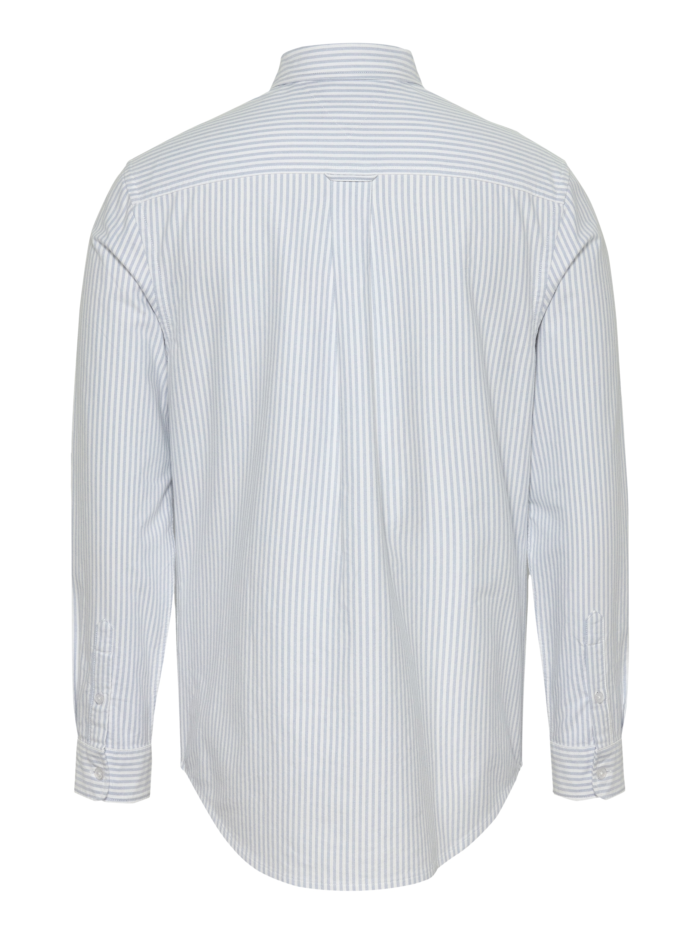 Tommy Jeans Langarmhemd »TJM STRIPE OXFORD SHIRT EXT«, mit Logostickerei