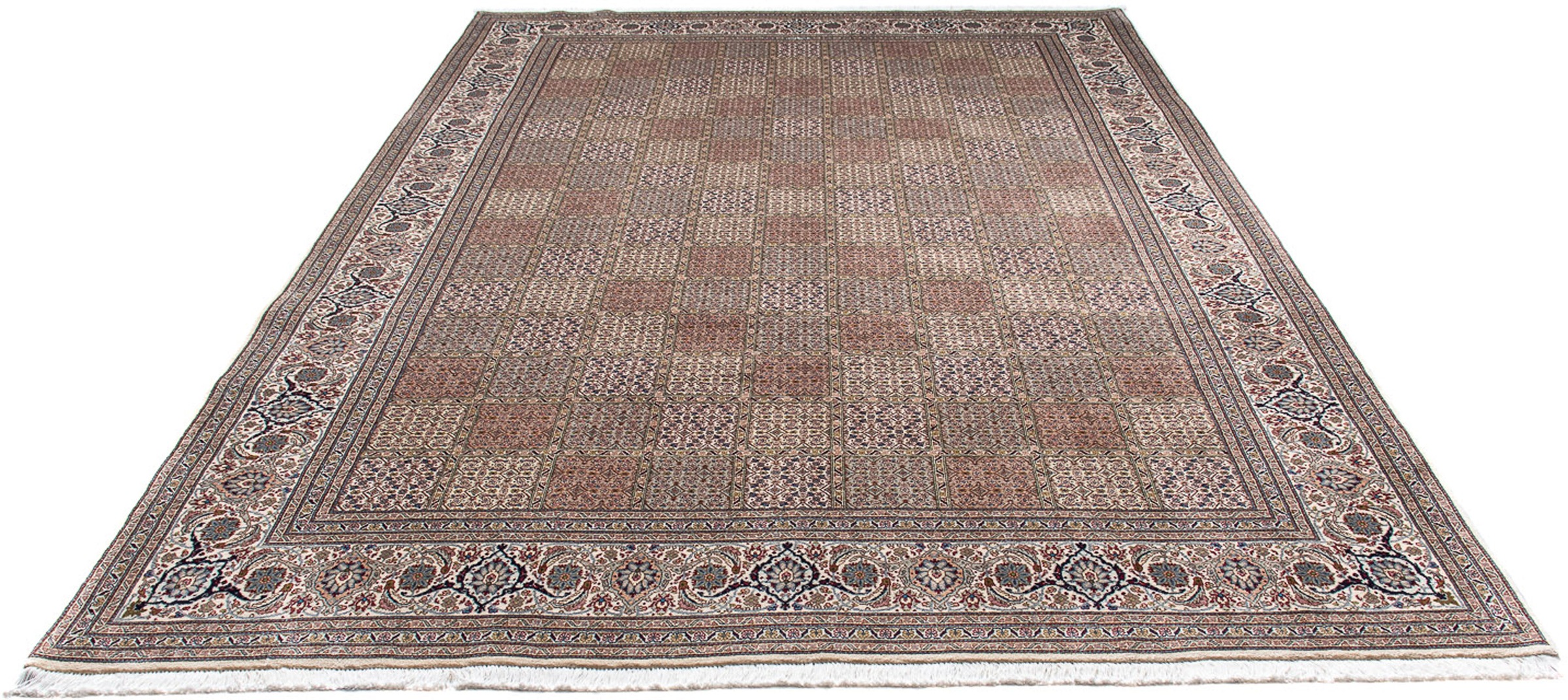 Image of morgenland Orientteppich »Perser - Täbriz - 306 x 200 cm - mehrfarbig«, rechteckig, 10 mm Höhe, Wohnzimmer, Handgeknüpft, Einzelstück mit Zertifikat bei Ackermann Versand Schweiz