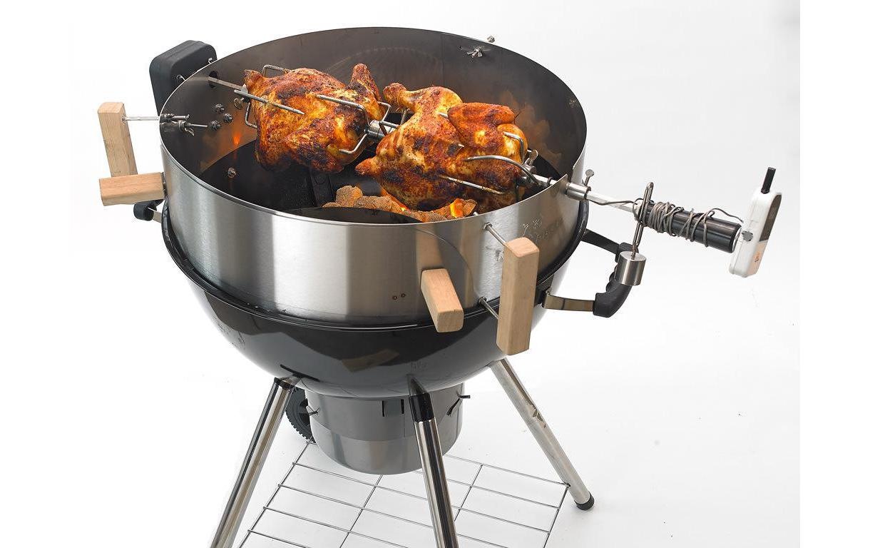 Grillplattenaufsatz »Grillaufsatz Rotisserie Ø 57 cm«, Edelstahl