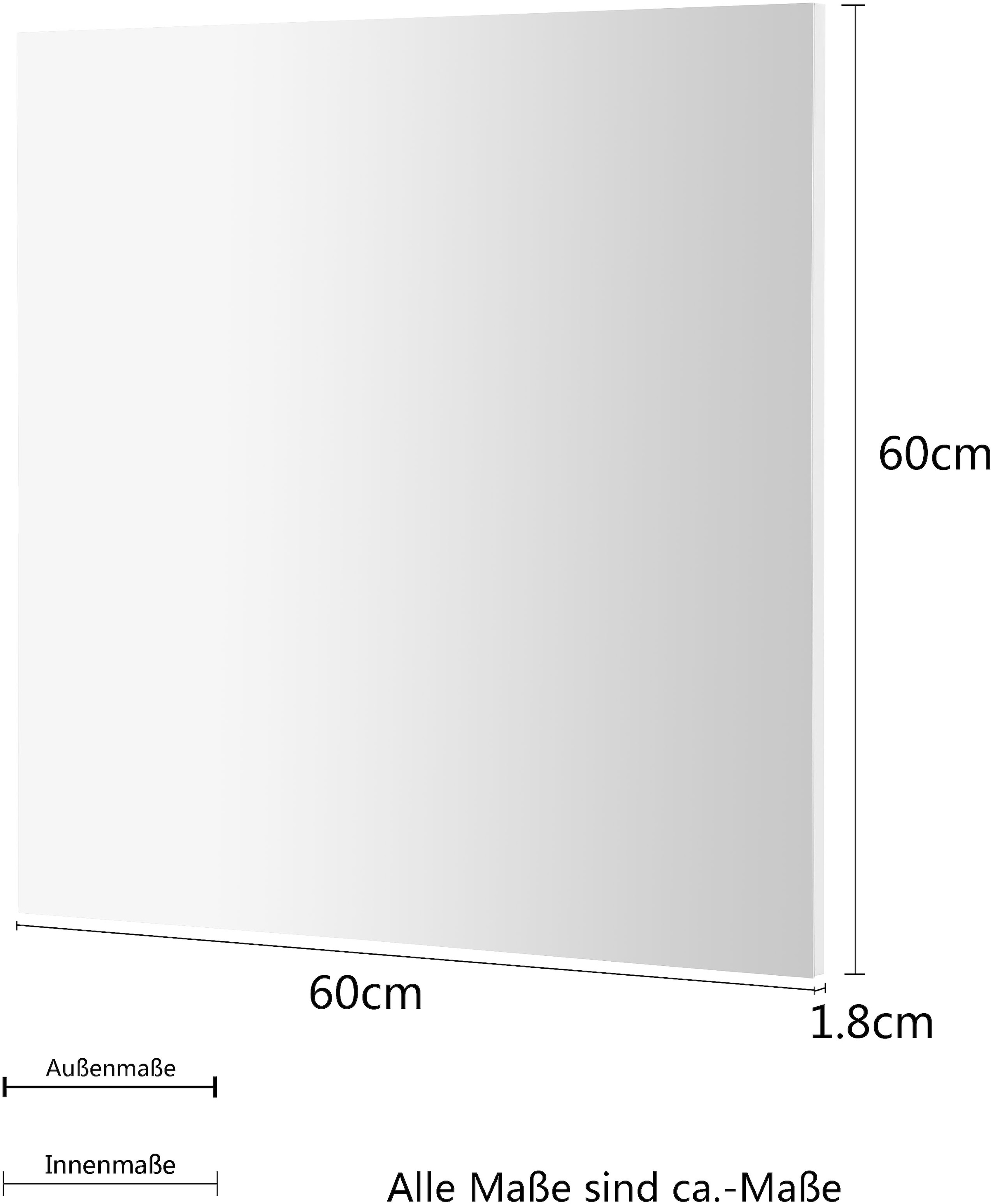 welltime Badspiegel »Florenz« in drei Breiten (60cm,80cm,100cm)