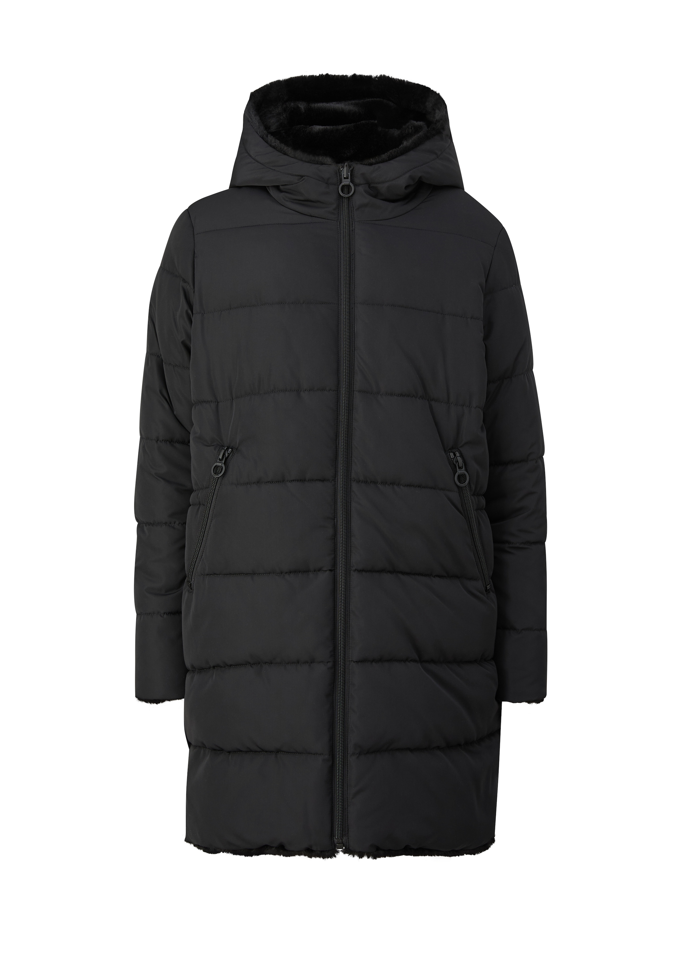 s.Oliver Junior Veste matelassée avec capuche Manteau matelassé - manteau d'hiver avec capuche / pour filles