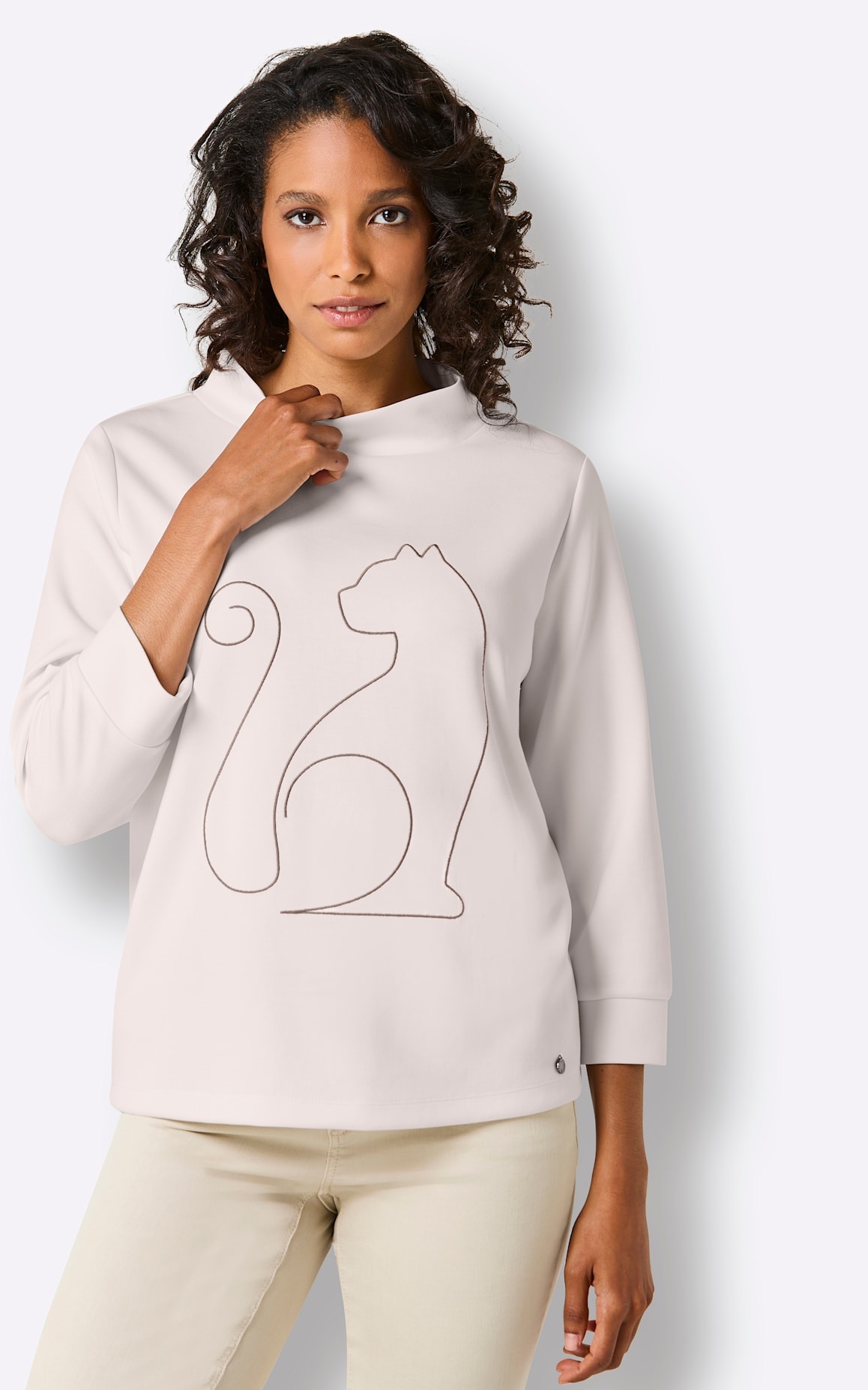 CREATION L PREMIUM T-shirt à manches 3/4 »Modal-Mix-Shirt« 1 pièces tlg.