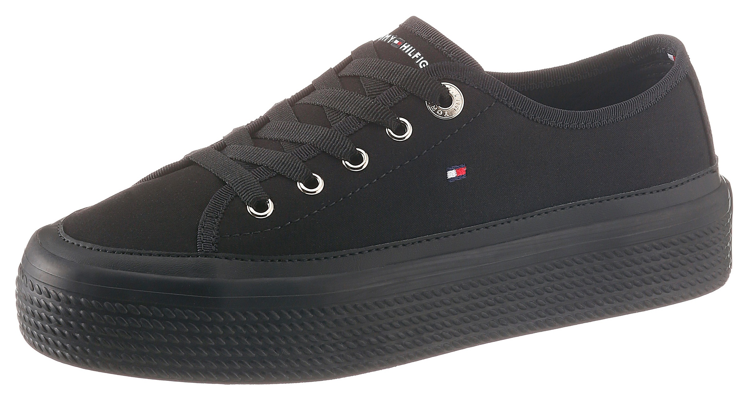 Image of Tommy Hilfiger Sneaker »CORPORATE FLATFORM SNEAKER«, mit seitlicher Logostickerei bei Ackermann Versand Schweiz