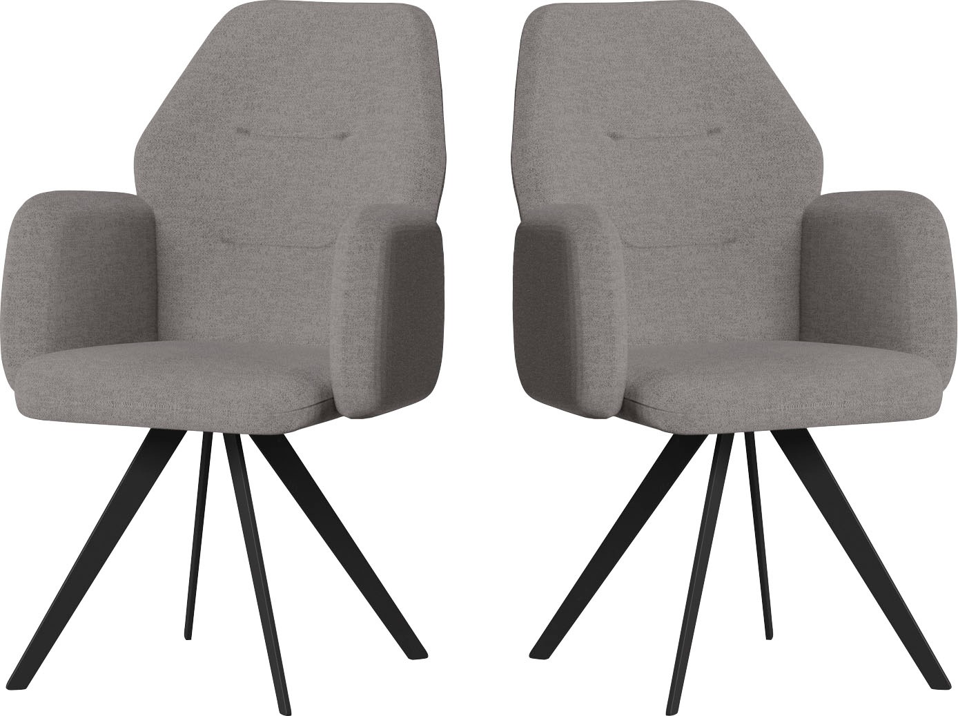 Image of Premium collection by Home affaire Armlehnstuhl »Madison«, 1 St., Strukturstoff-Feinstruktur, Mit verschiedenen Gestellen erhältlich bei Ackermann Versand Schweiz